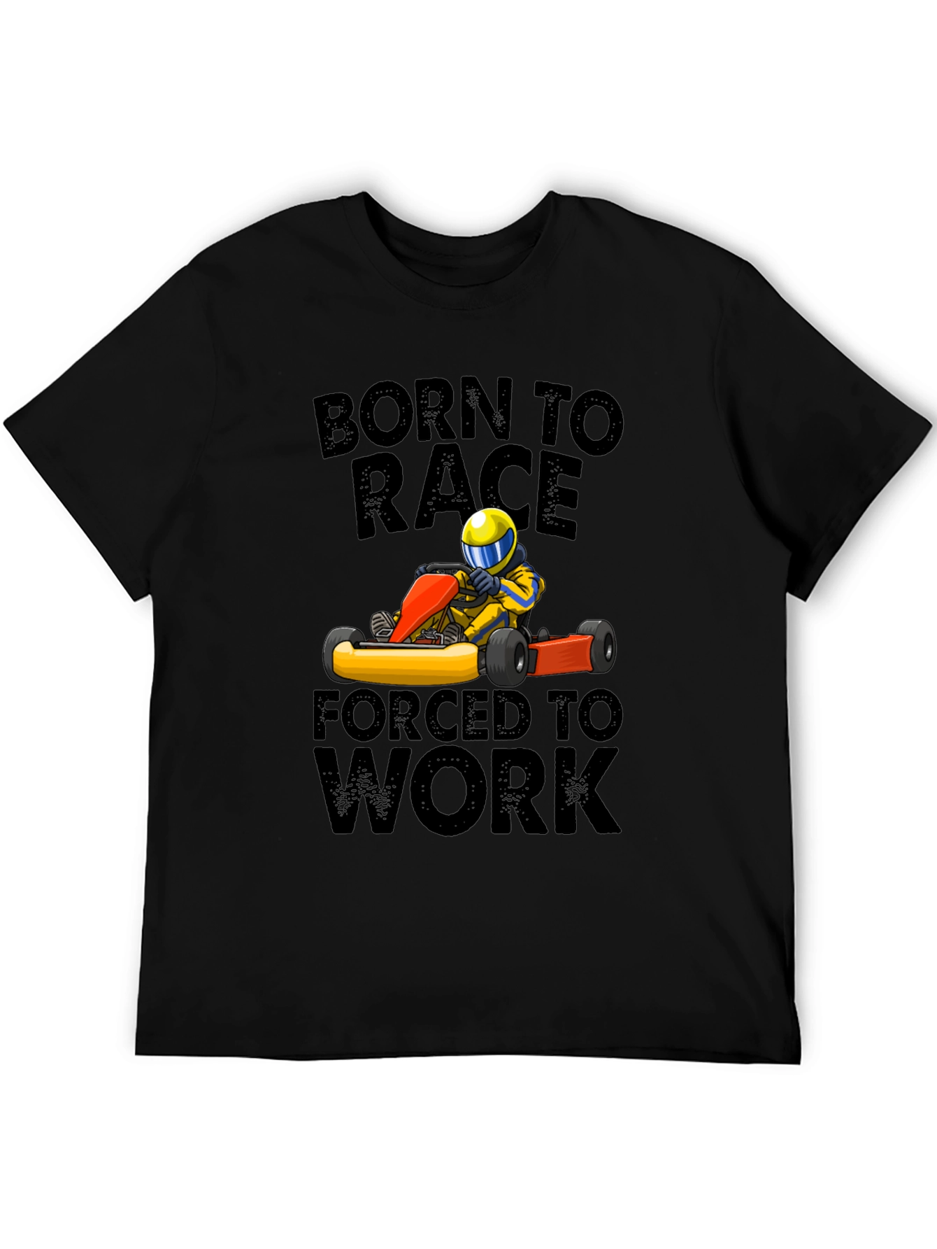 Born to Race T-Shirt - Go Kart Design