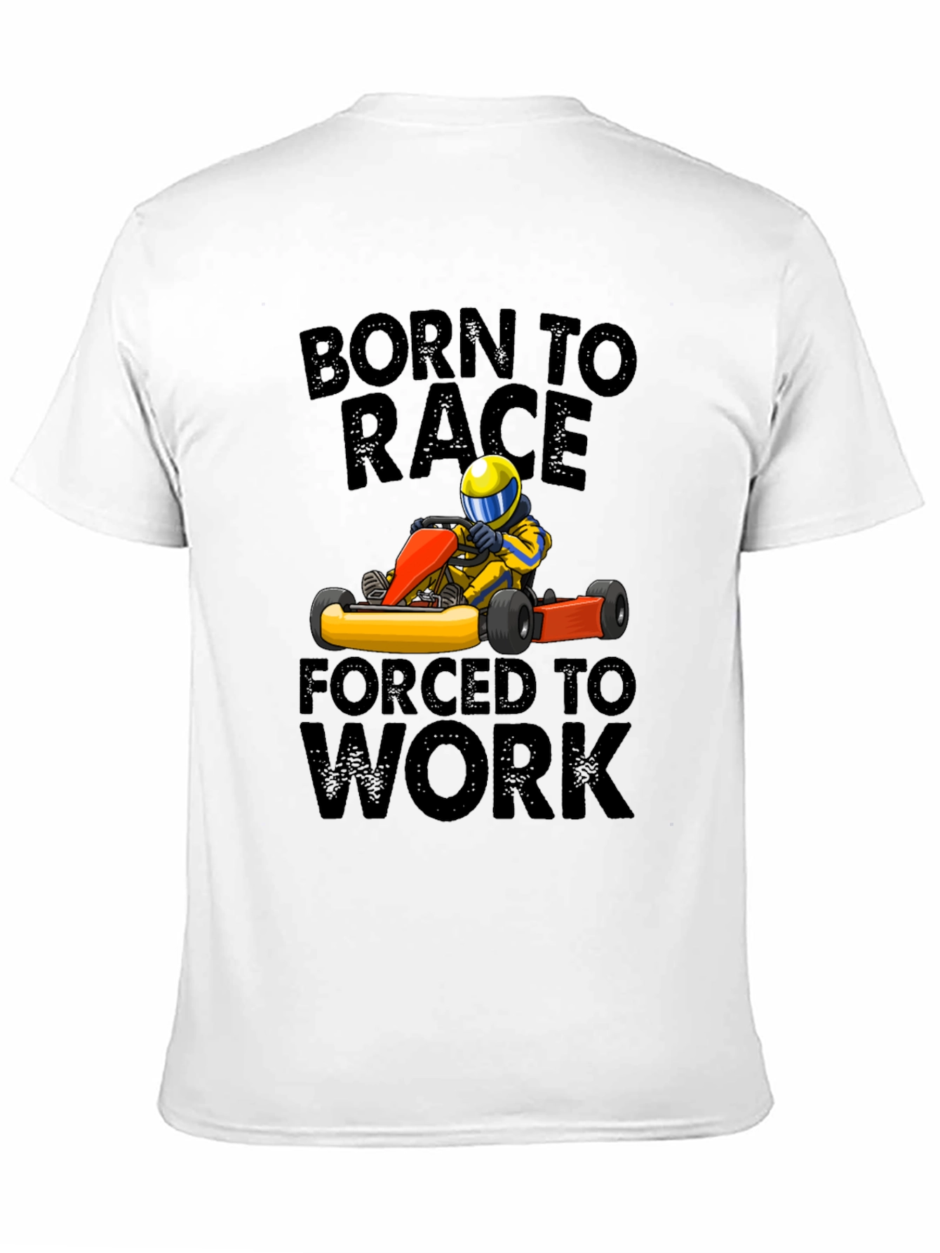Born to Race T-Shirt - Go Kart Design