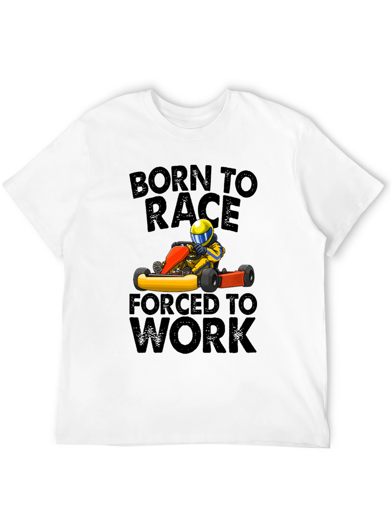 Born to Race T-Shirt - Go Kart Design