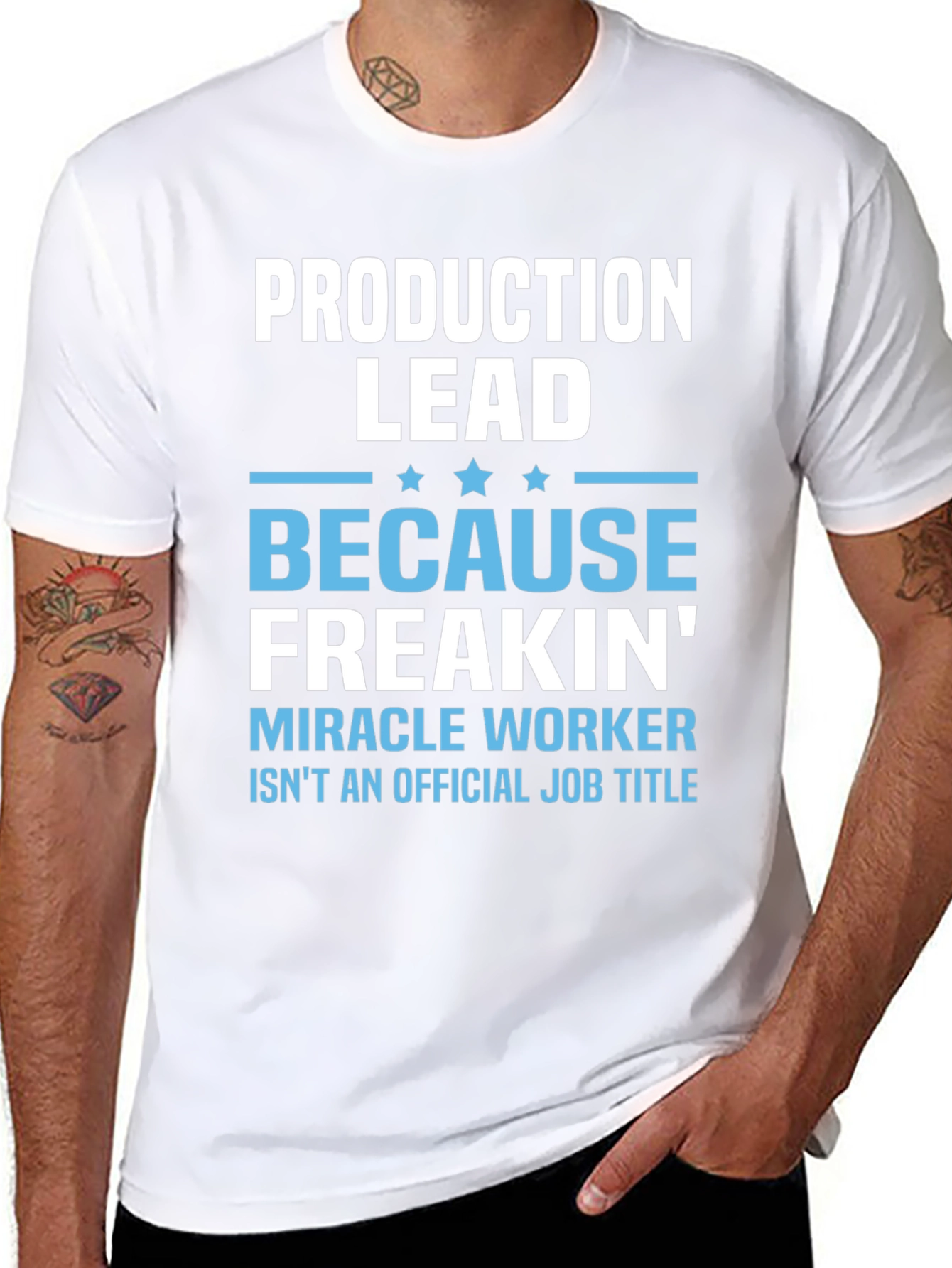 Production Lead Miracle Worker Funny T-Shirt