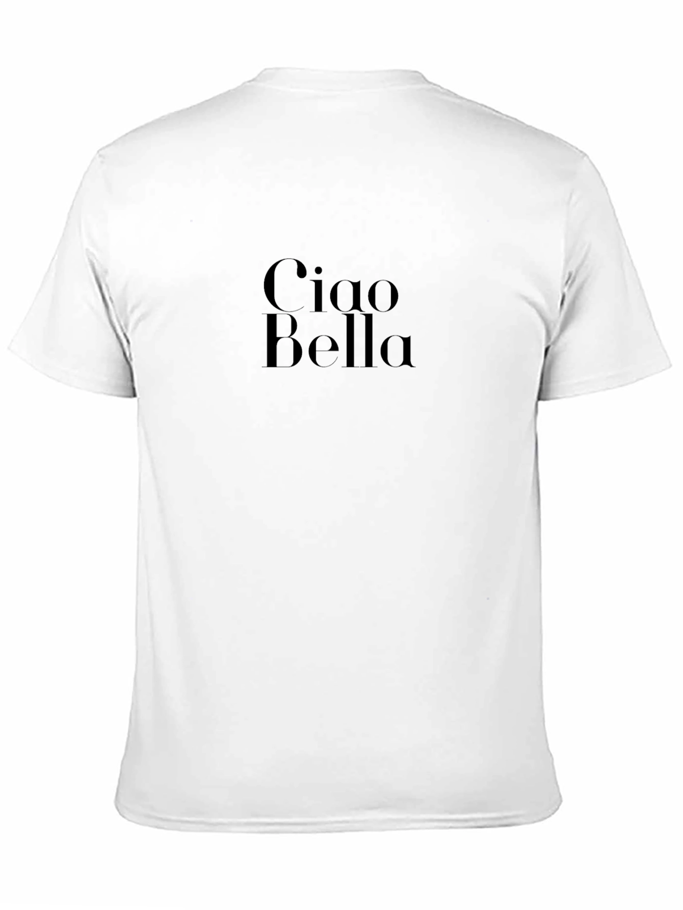 Ciao Bella Graphic Tee - Stylish & Comfortable Black T-Shirt