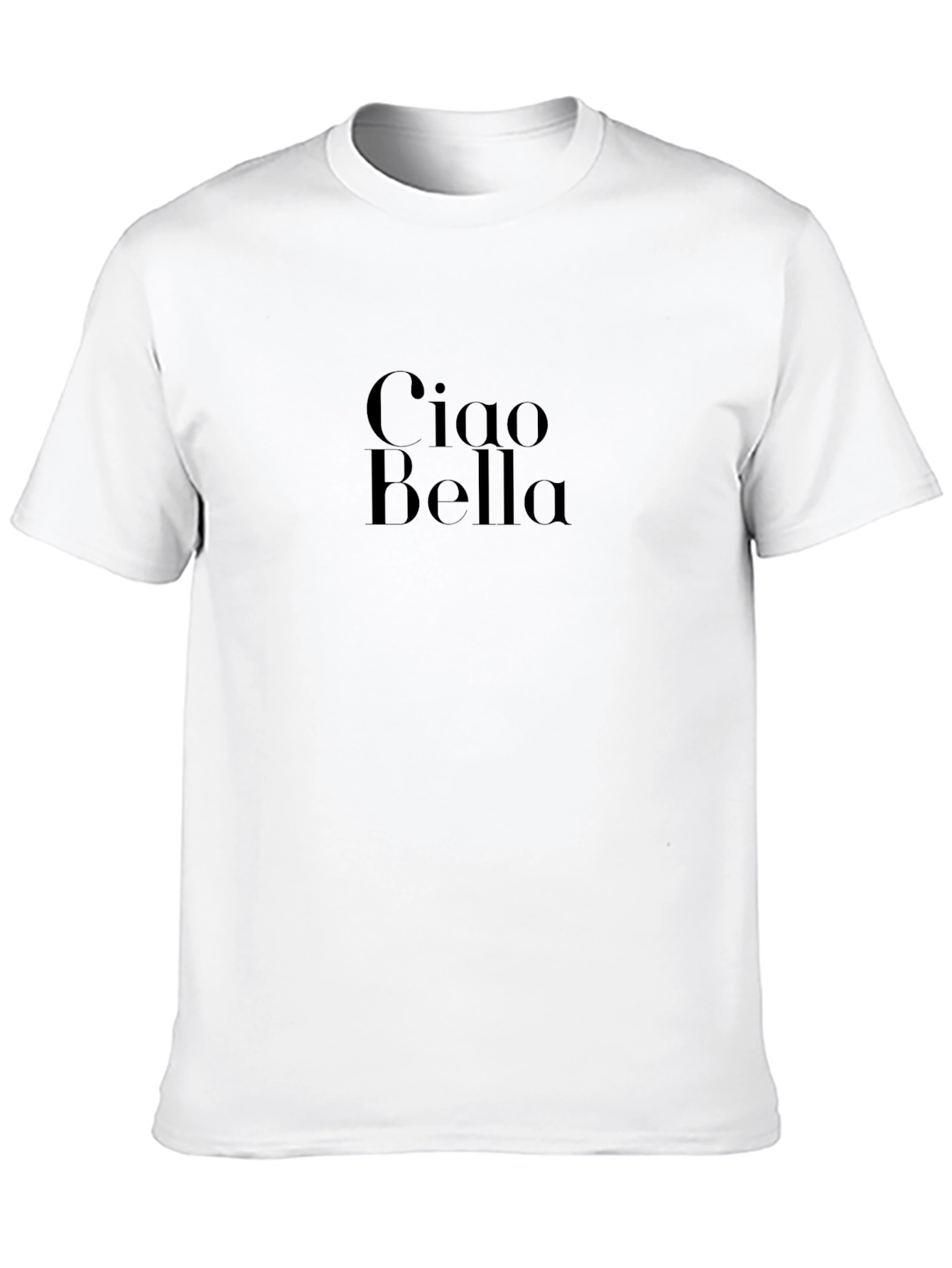 Ciao Bella Graphic Tee - Stylish & Comfortable Black T-Shirt