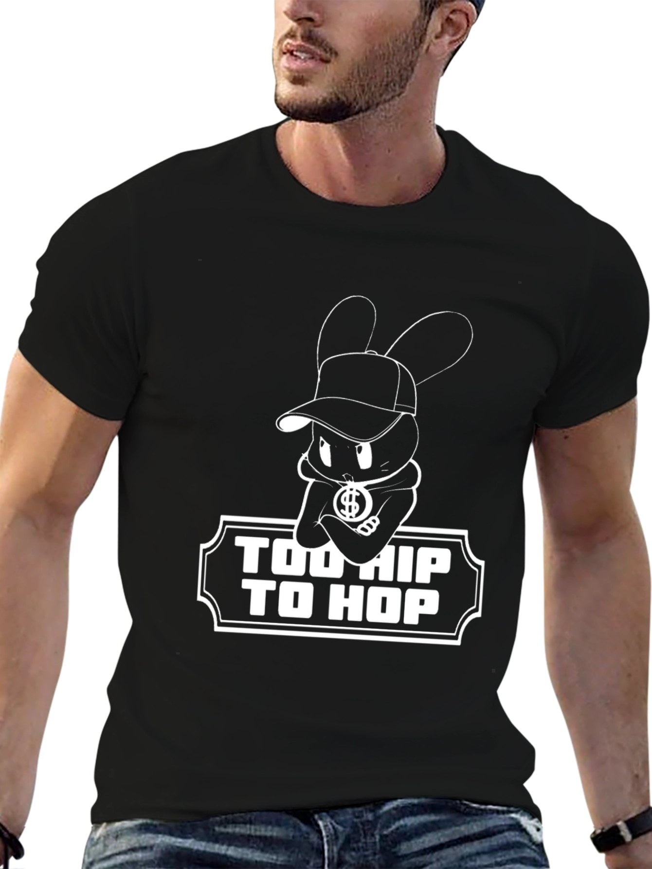 Too Hip To Hop Black T-Shirt