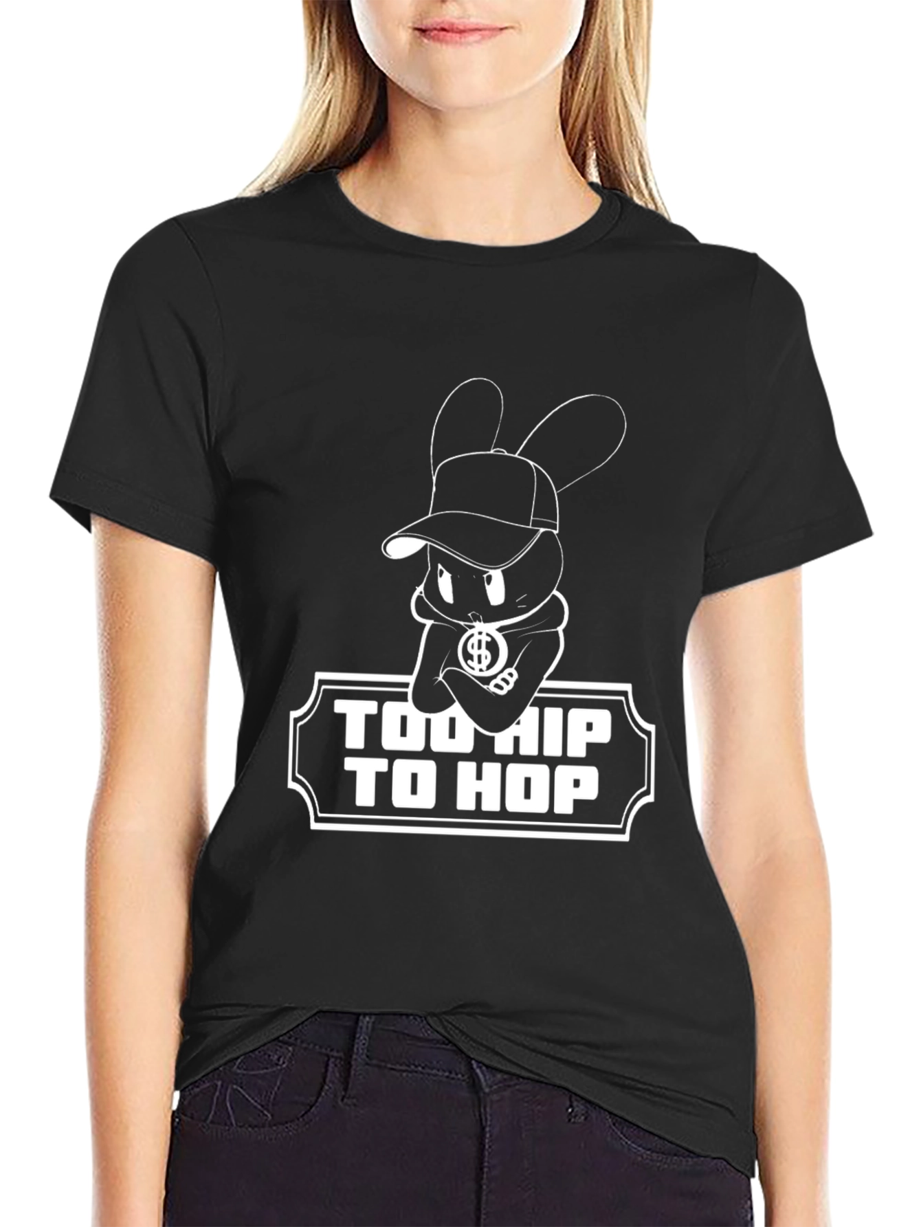 Too Hip To Hop Black T-Shirt