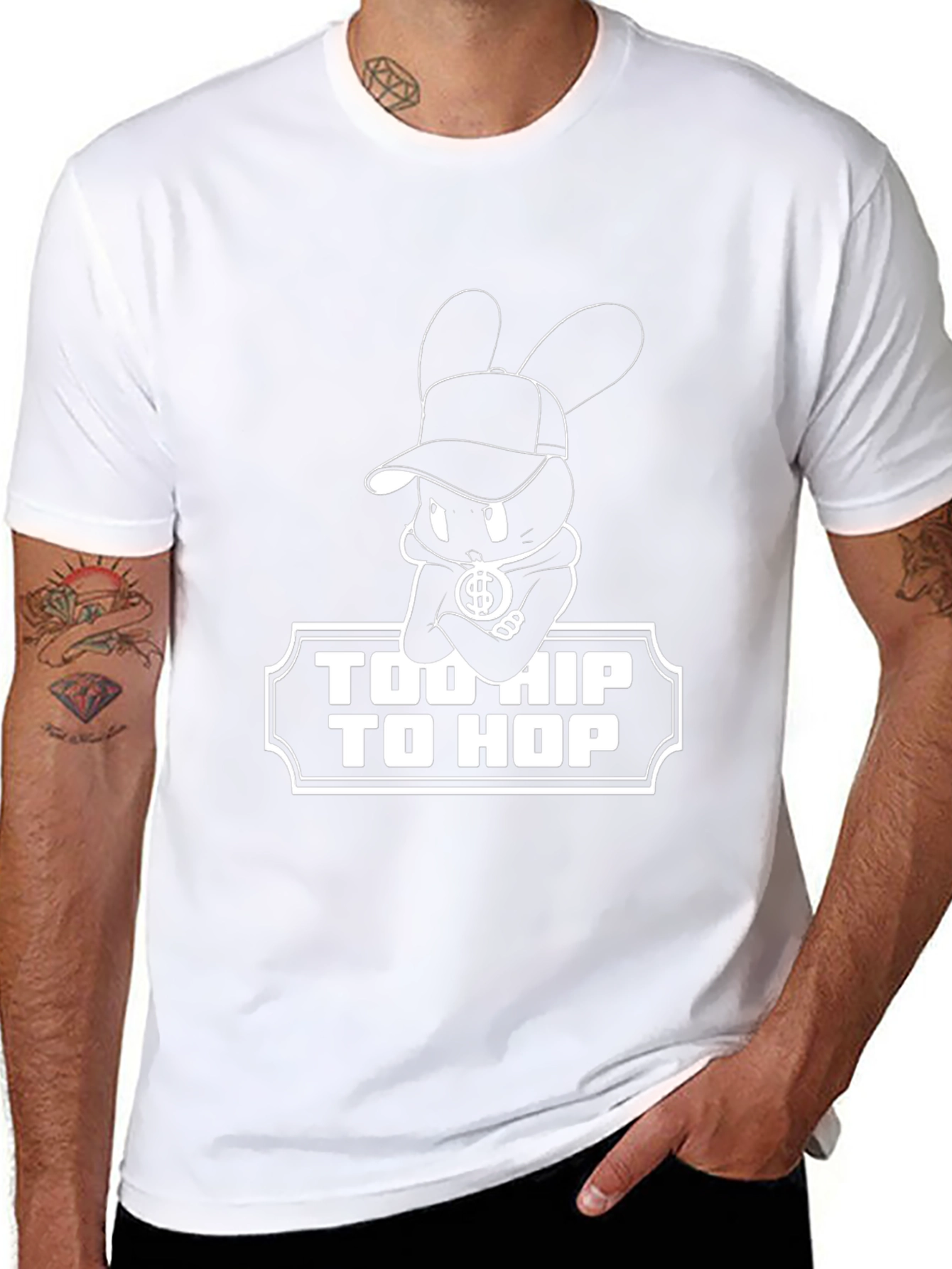 Too Hip To Hop Black T-Shirt