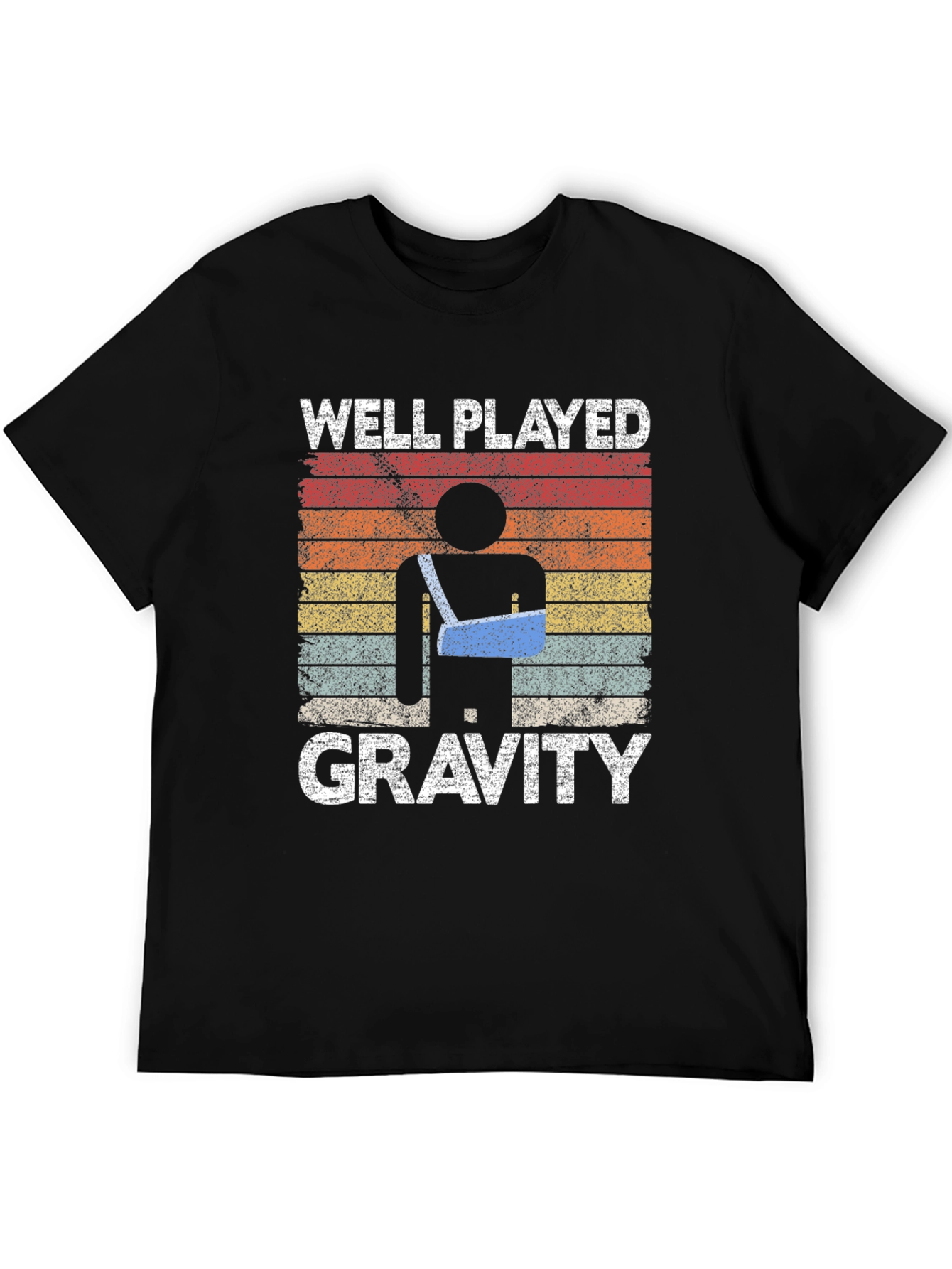 Well Played Gravity Broken Arm T-Shirt