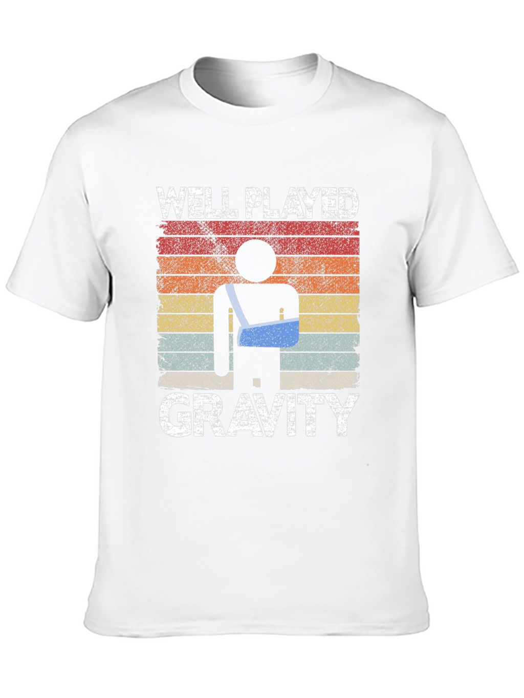 Well Played Gravity Broken Arm T-Shirt