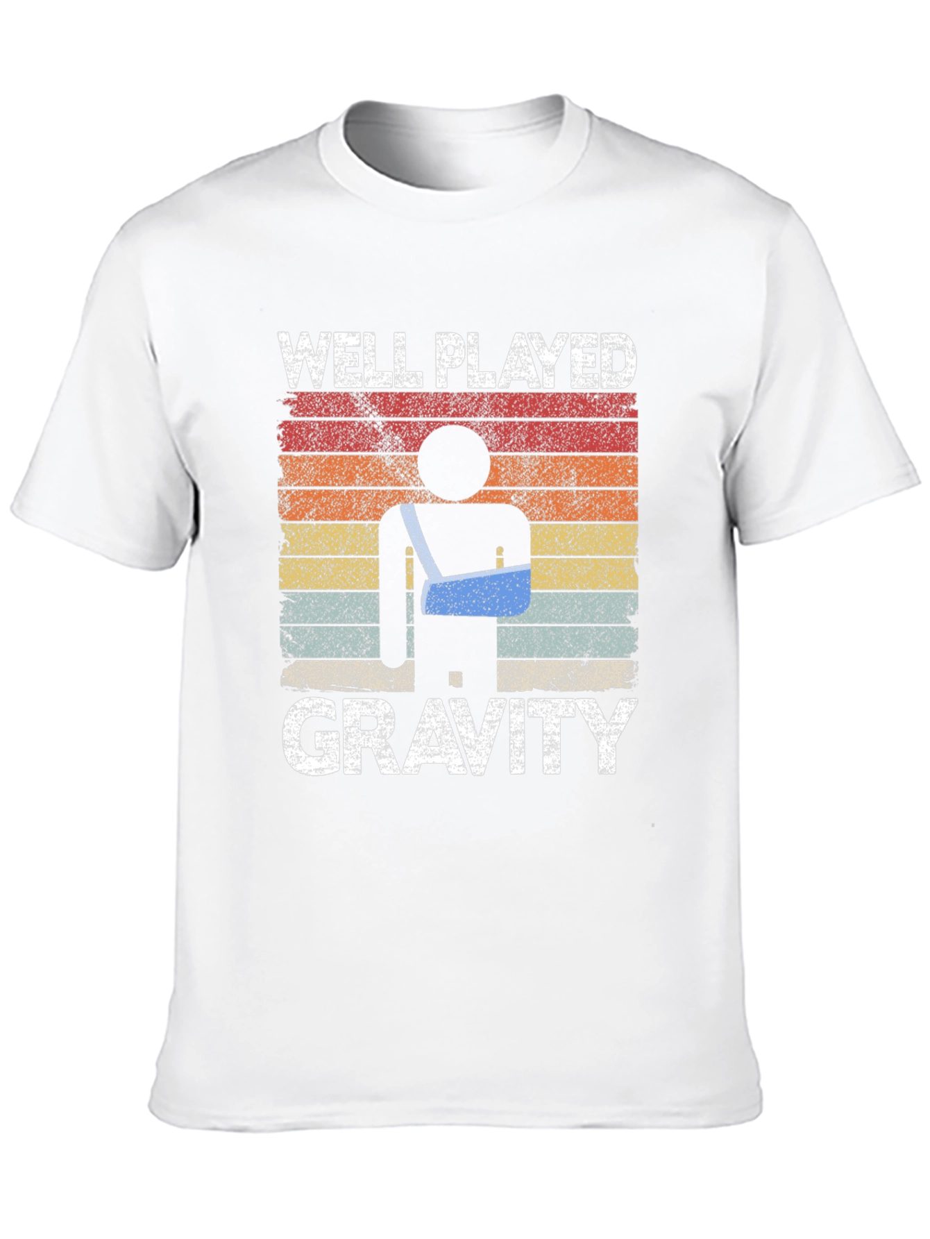 Well Played Gravity Broken Arm T-Shirt