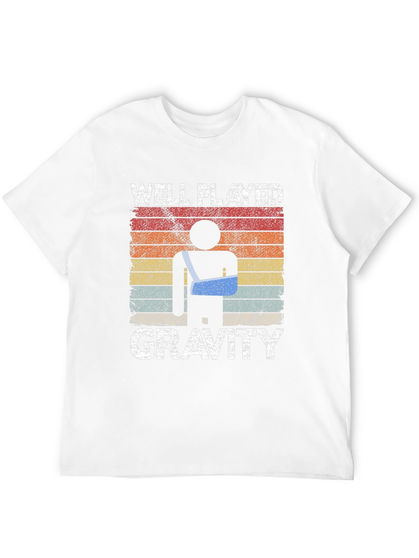 Well Played Gravity Broken Arm T-Shirt