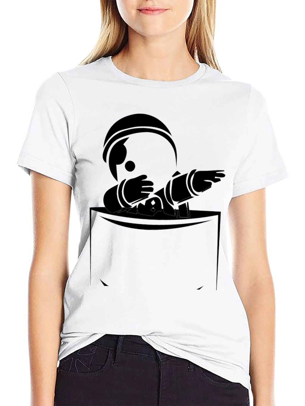 Astronaut Dab Pocket T-Shirt