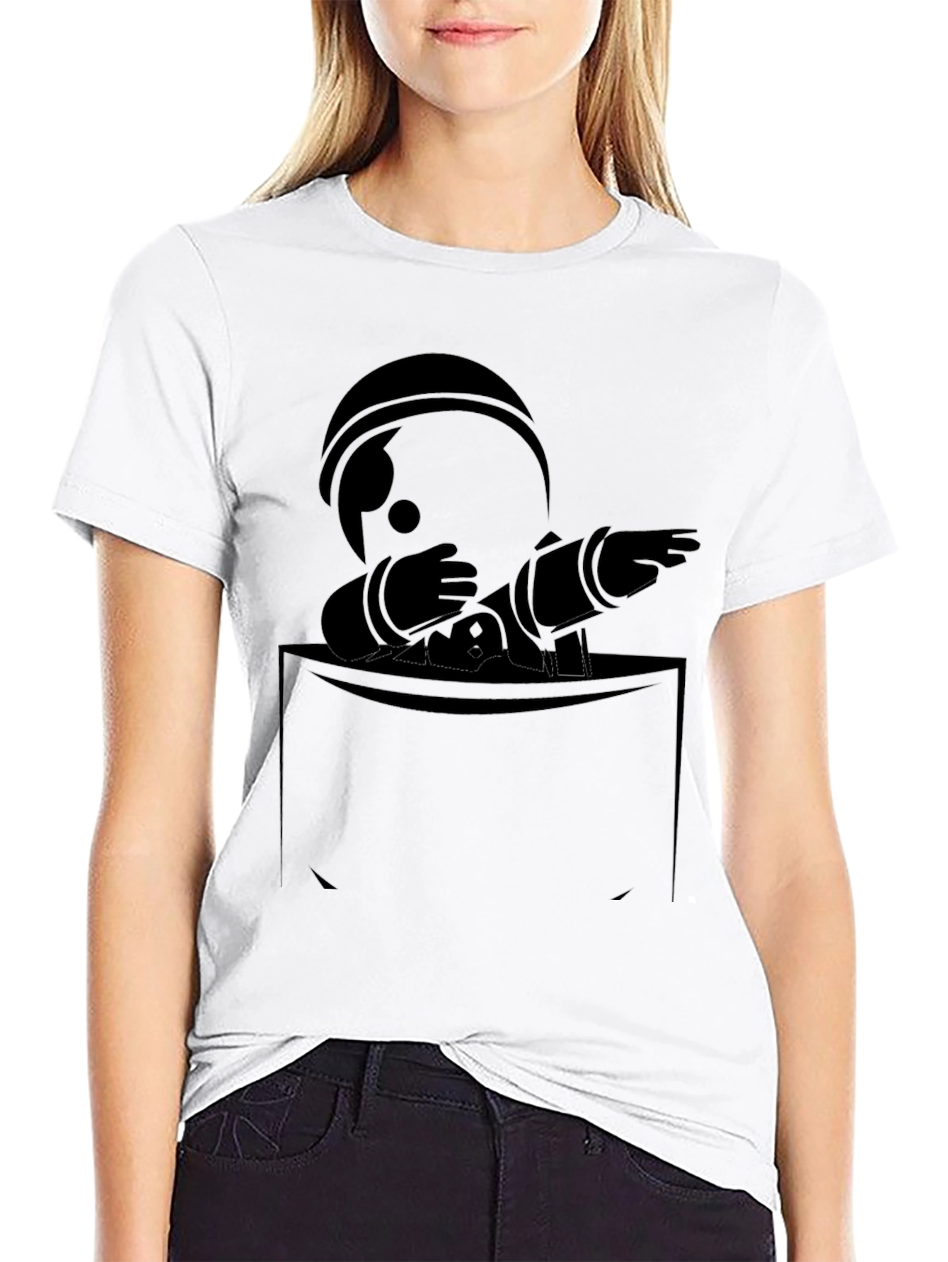 Astronaut Dab Pocket T-Shirt