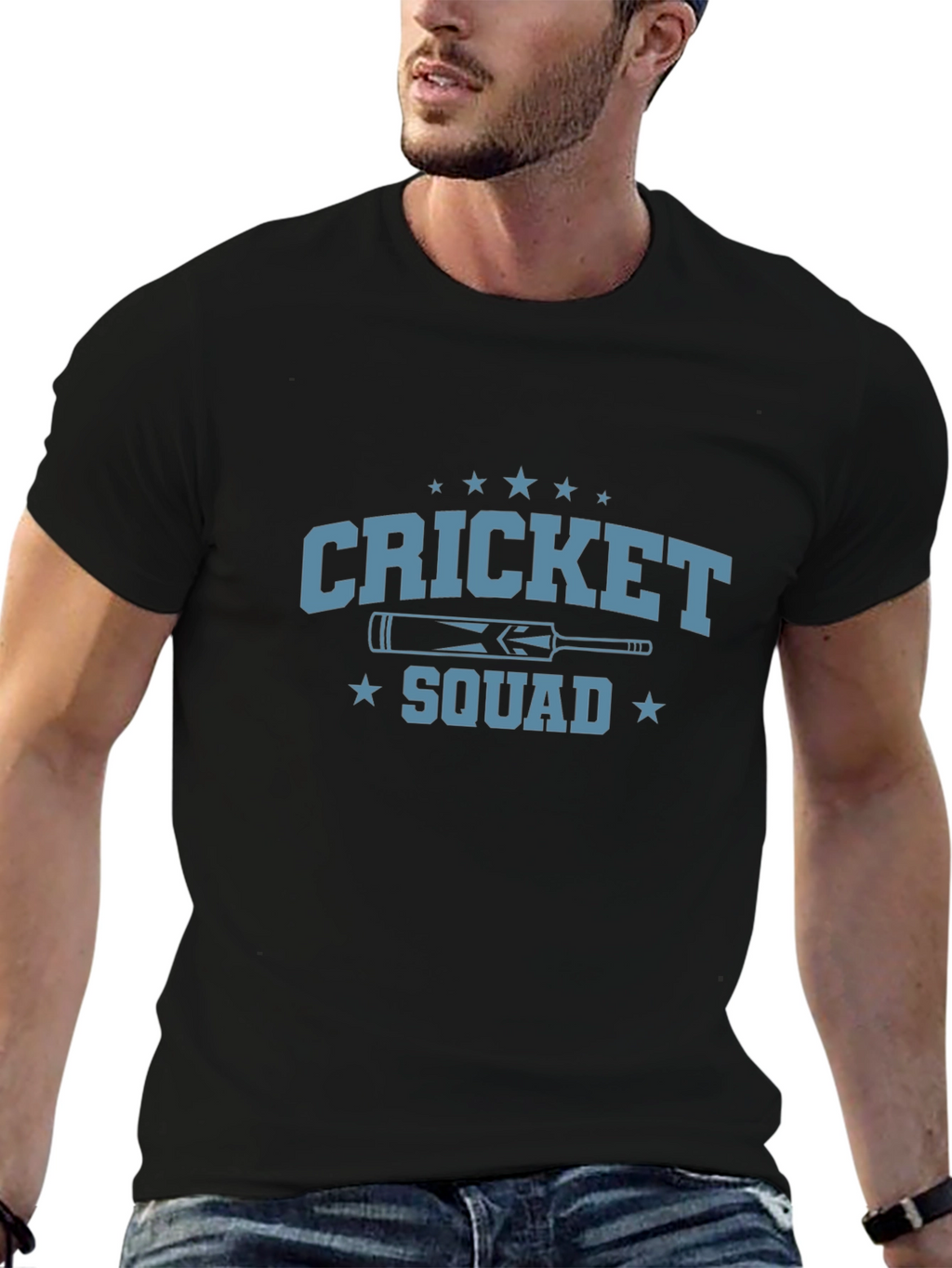 Cricket Squad Graphic T-Shirt
