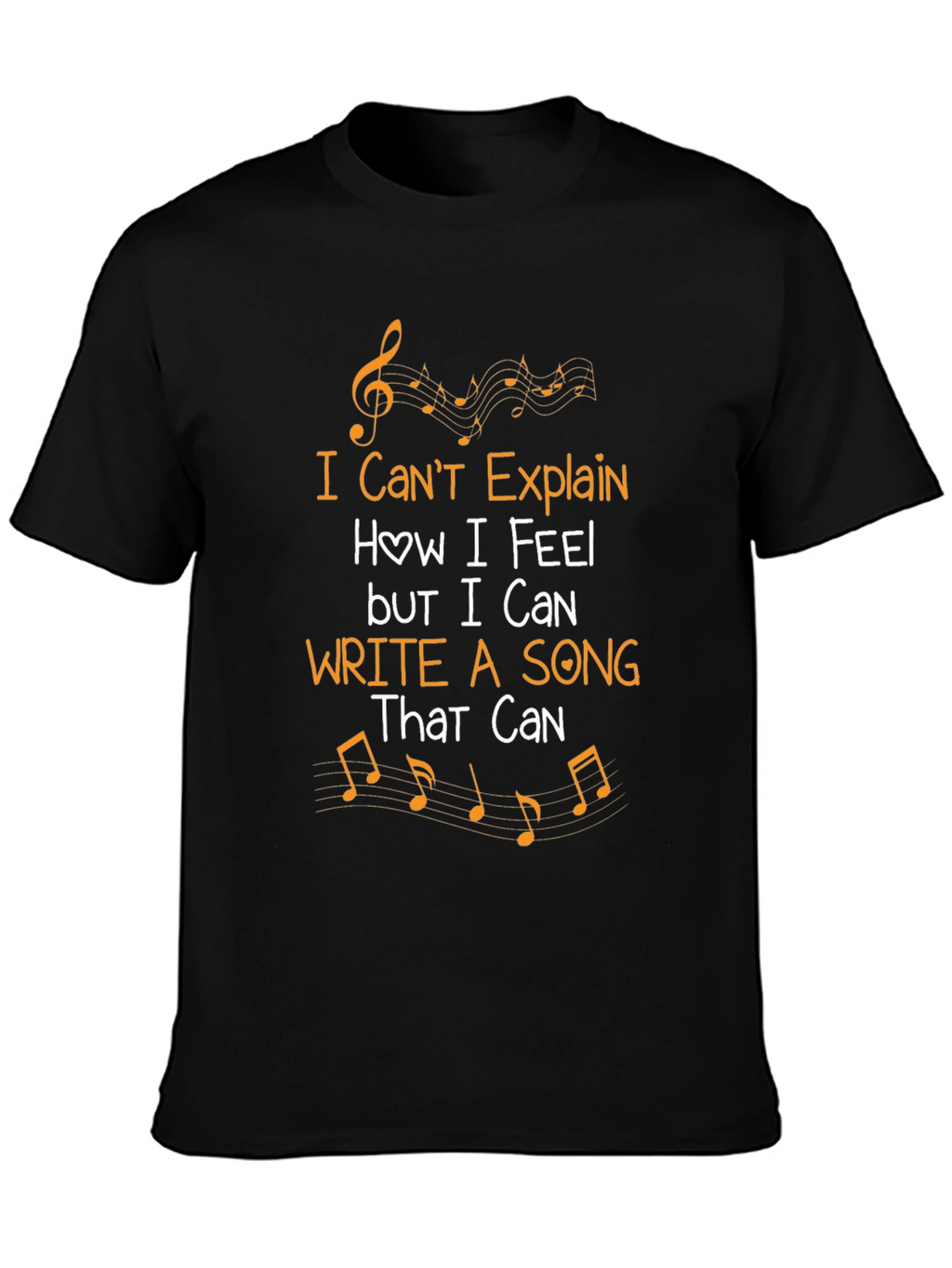 Musical Expression T-Shirt - Write A Song