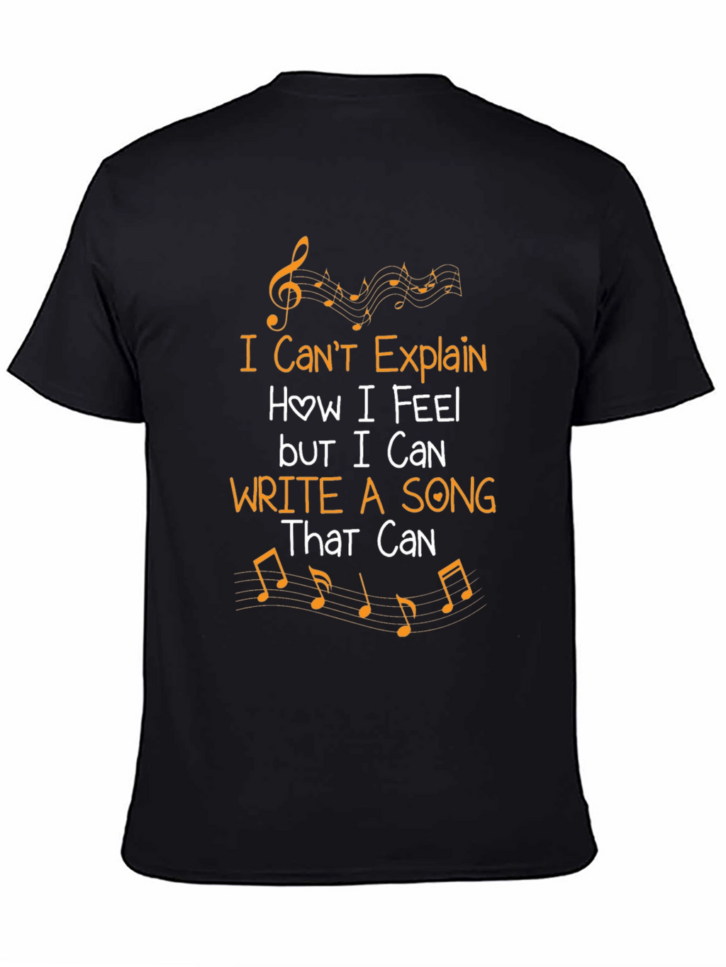 Musical Expression T-Shirt - Write A Song