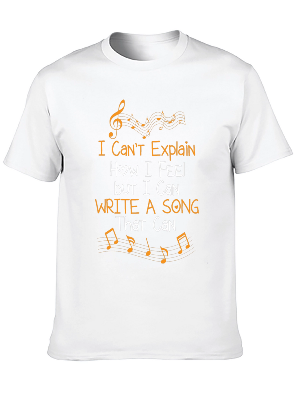 Musical Expression T-Shirt - Write A Song