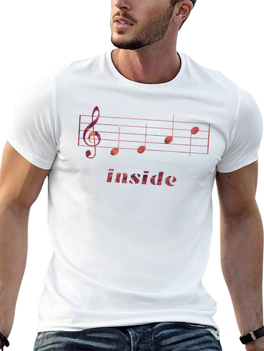Inside Music Staff Tee