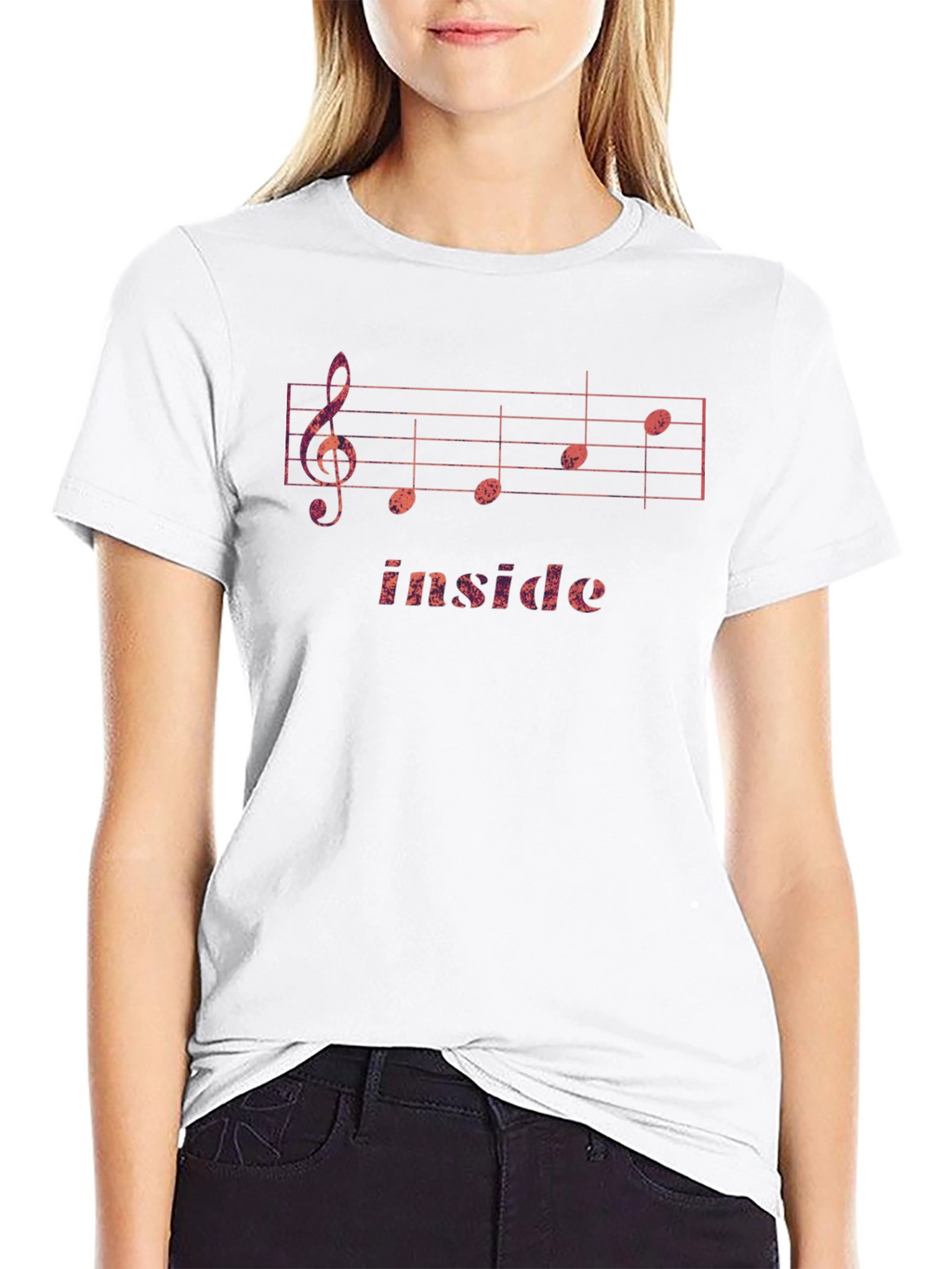 Inside Music Staff Tee