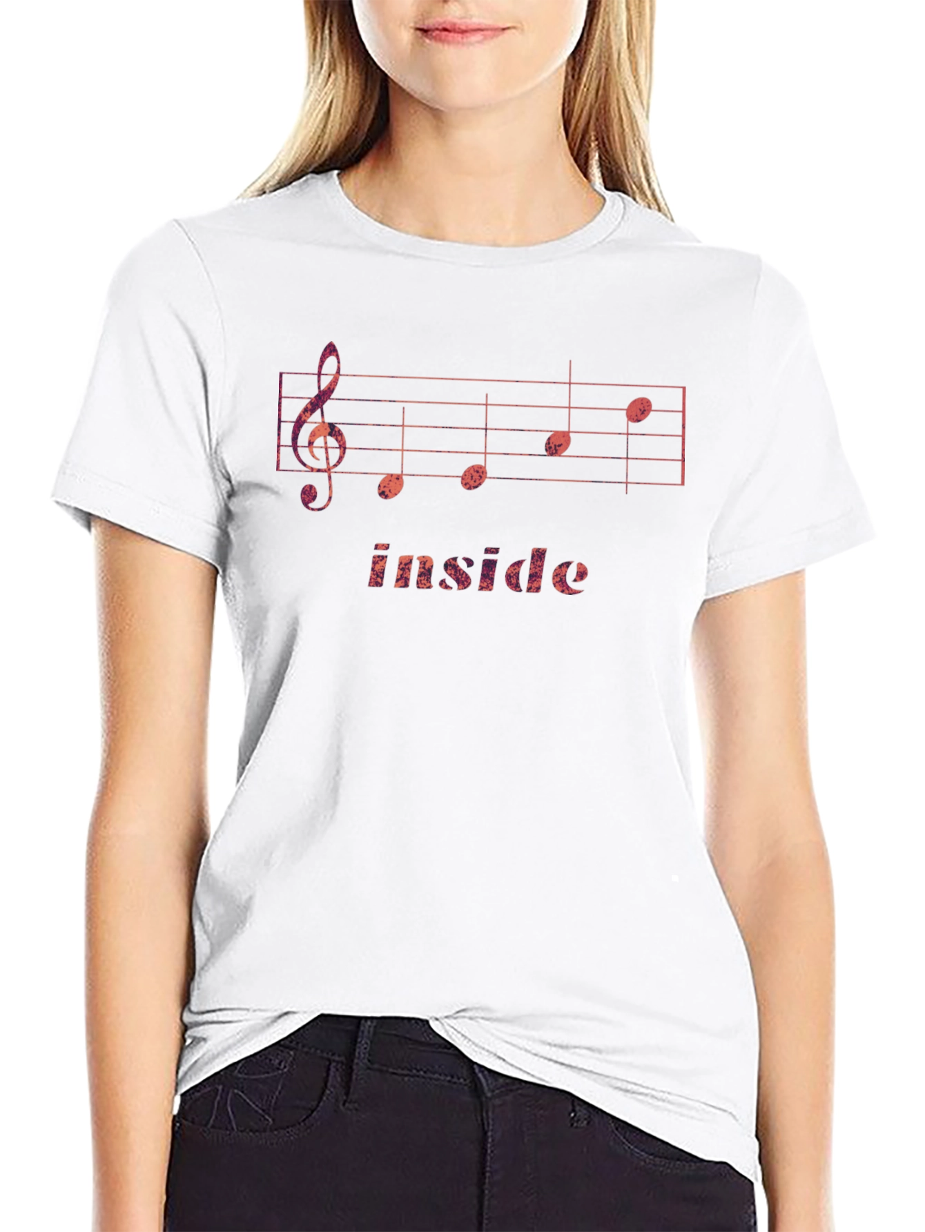 Inside Music Staff Tee