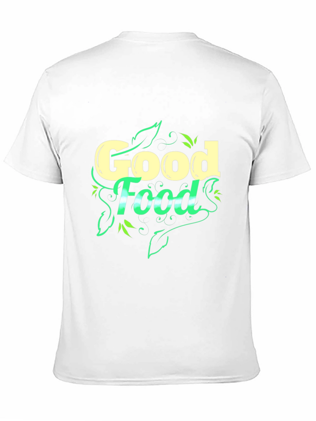 Good Food Graphic Black T-Shirt