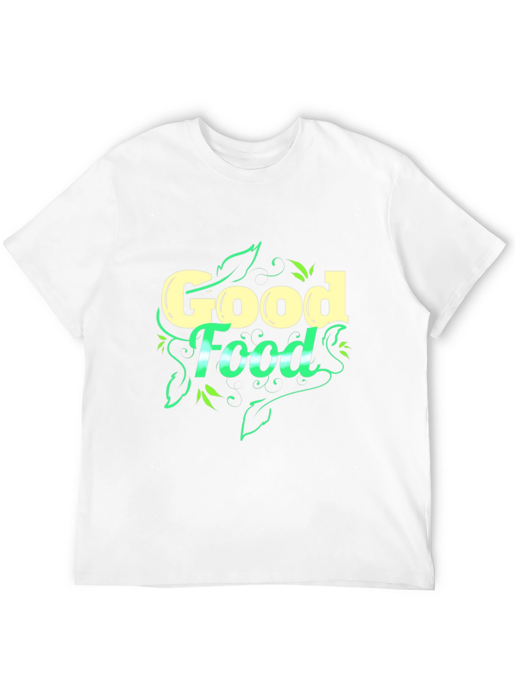 Good Food Graphic Black T-Shirt
