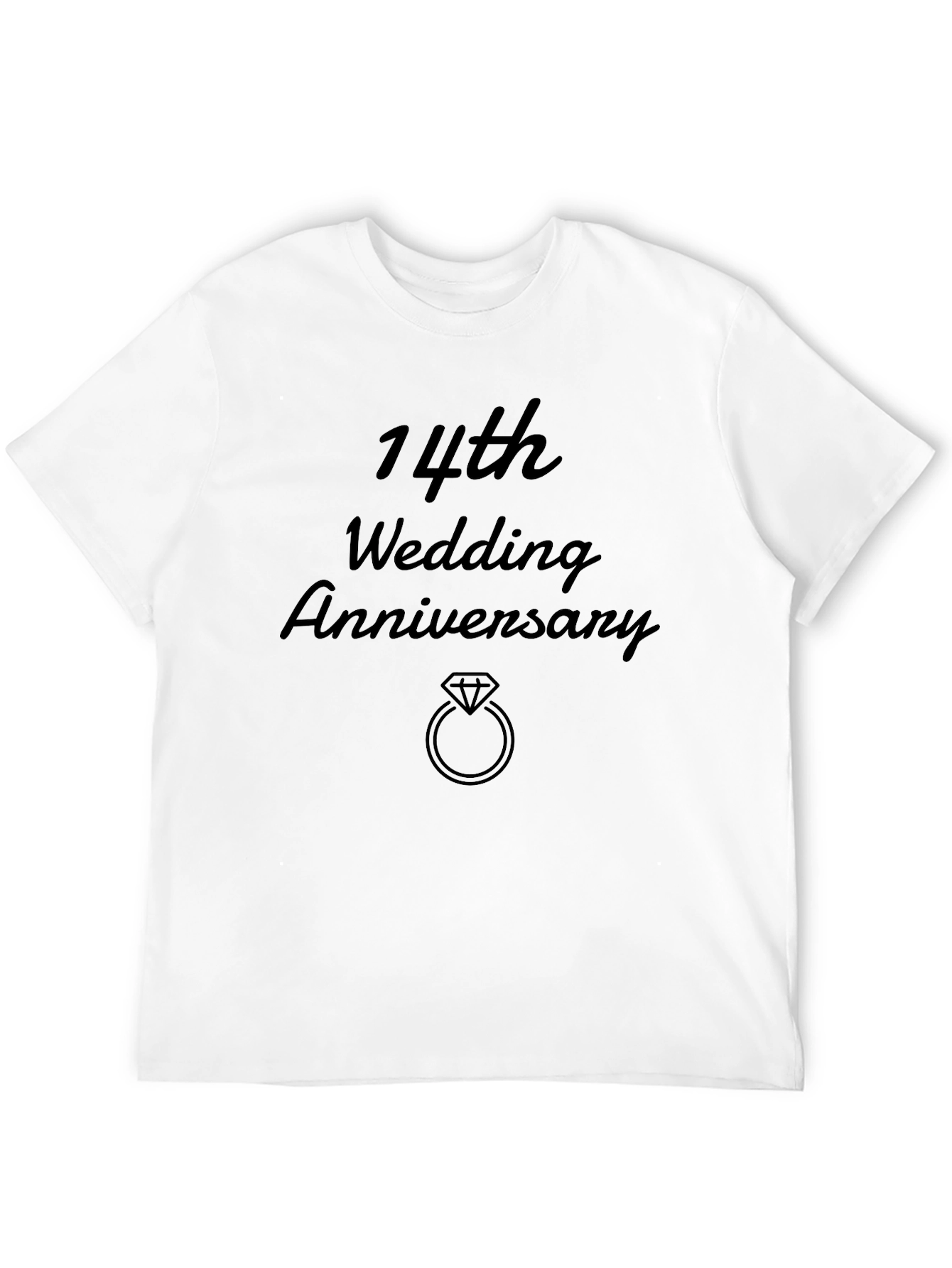 14th Wedding Anniversary Graphic T-Shirt