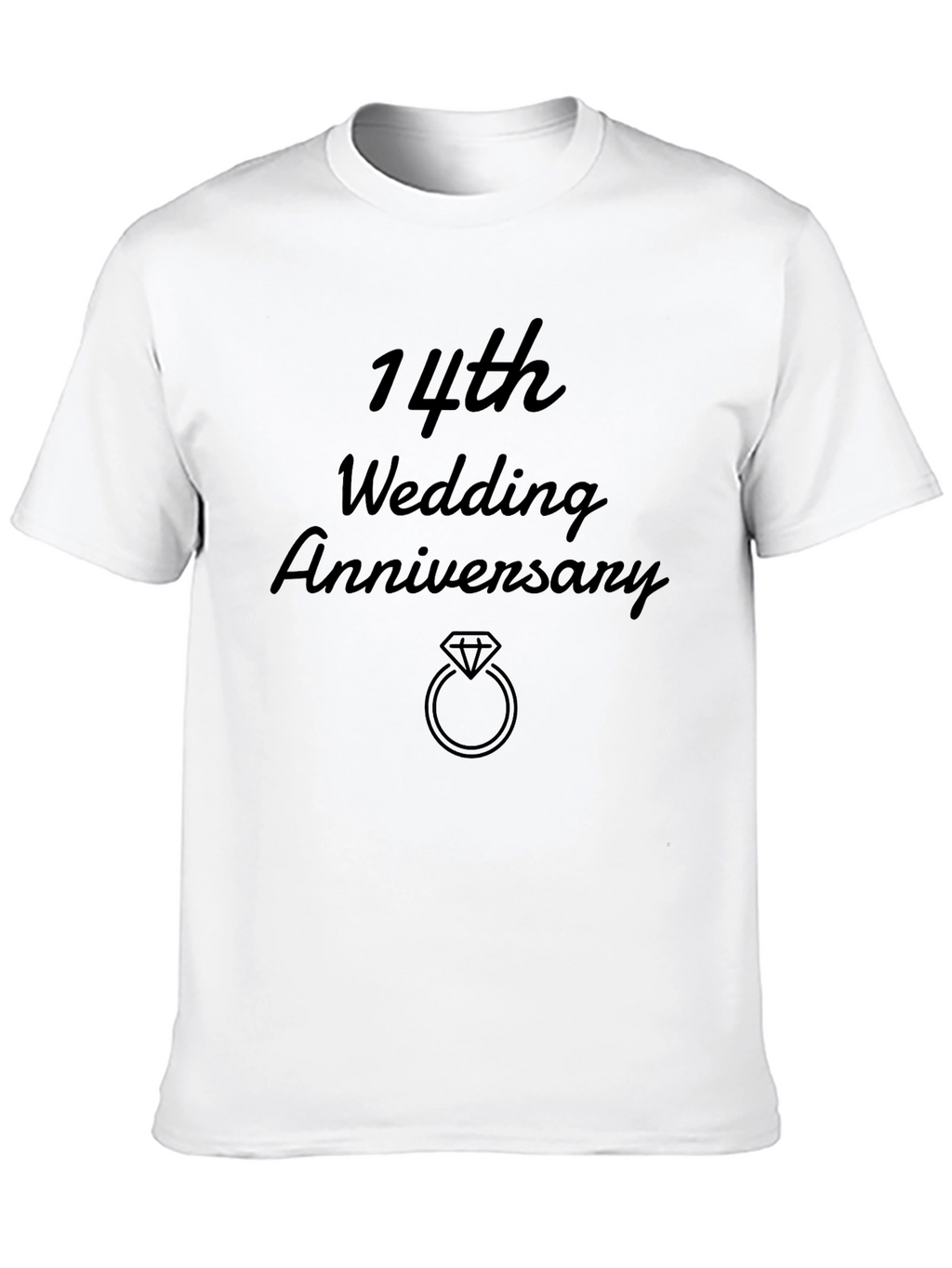 14th Wedding Anniversary Graphic T-Shirt