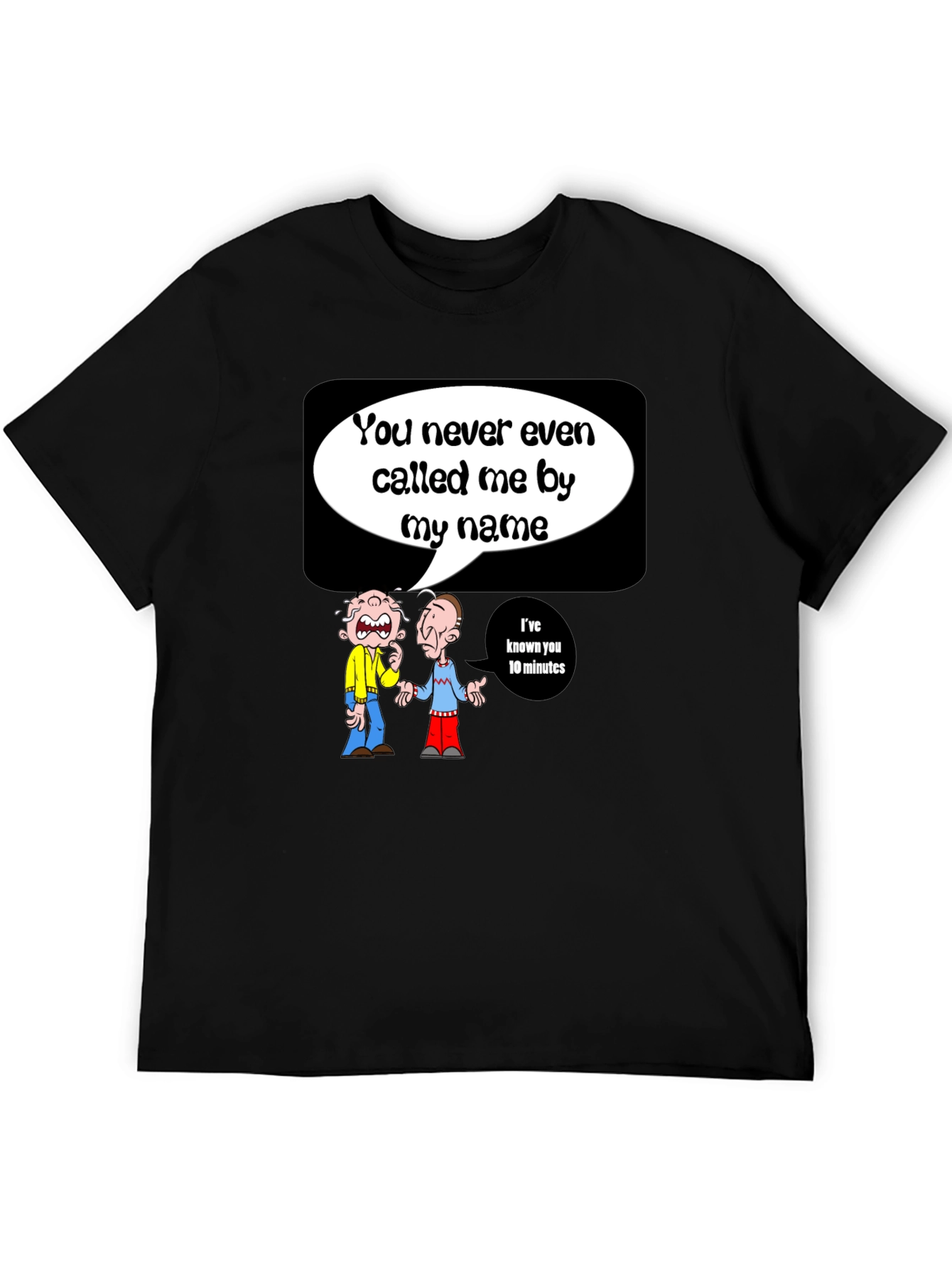 Funny Cartoon Graphic T-Shirt - Name Game