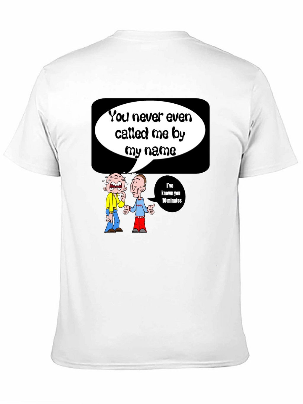 Funny Cartoon Graphic T-Shirt - Name Game