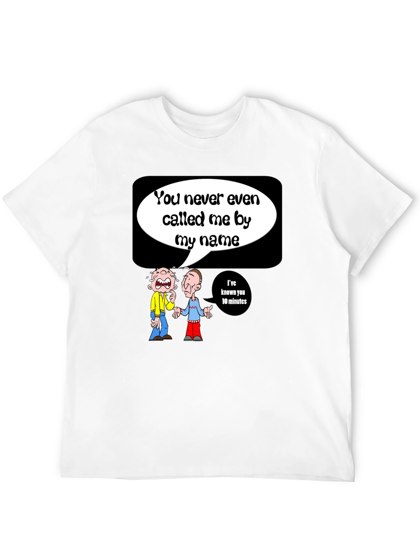 Funny Cartoon Graphic T-Shirt - Name Game