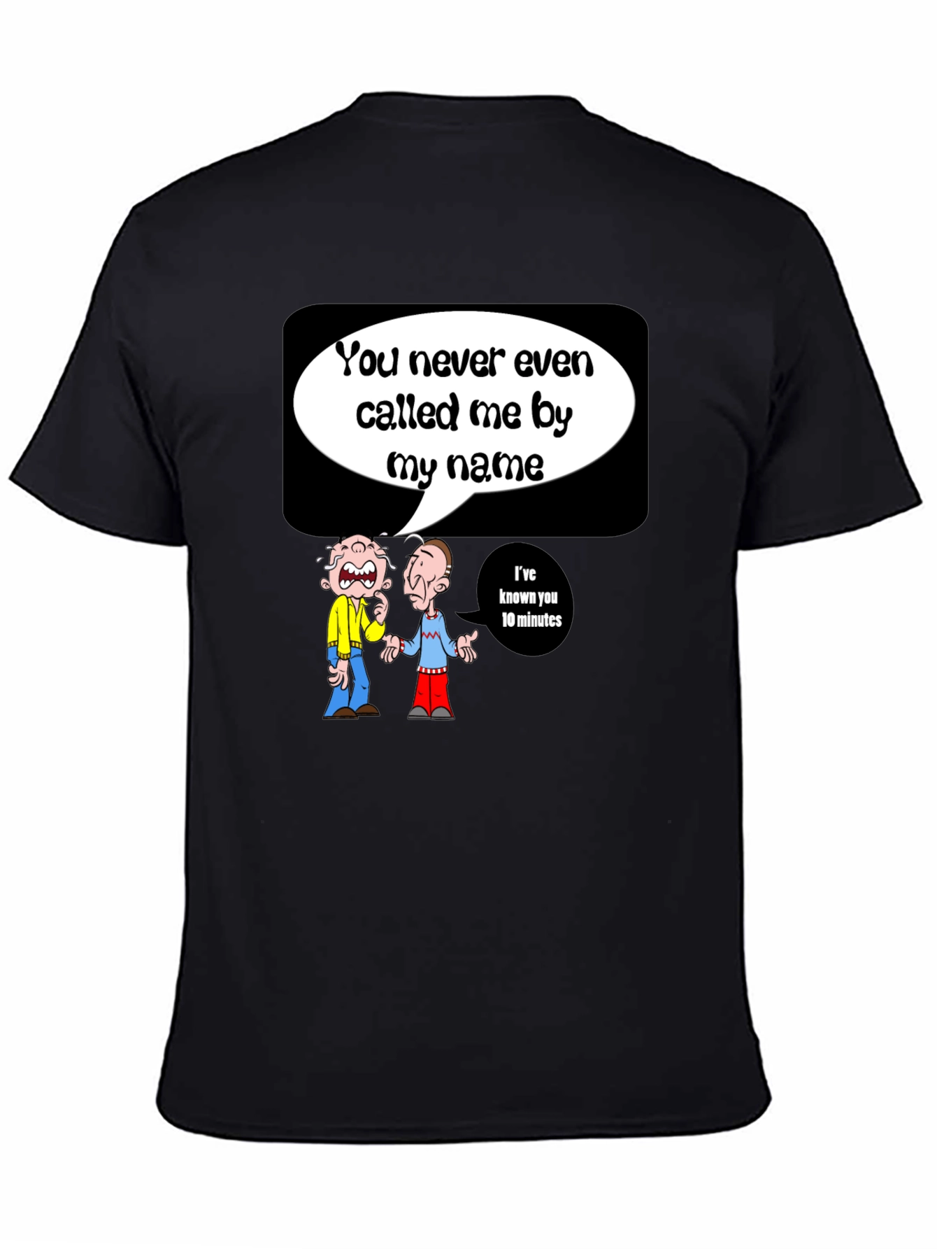 Funny Cartoon Graphic T-Shirt - Name Game