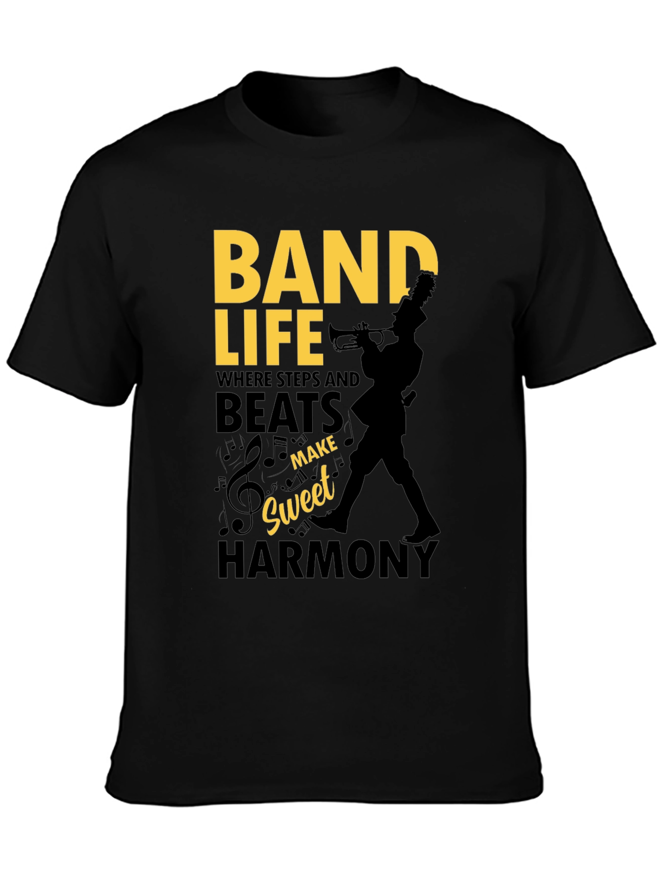 Band Life T-Shirt - Where Steps and Beats Make Sweet Harmony