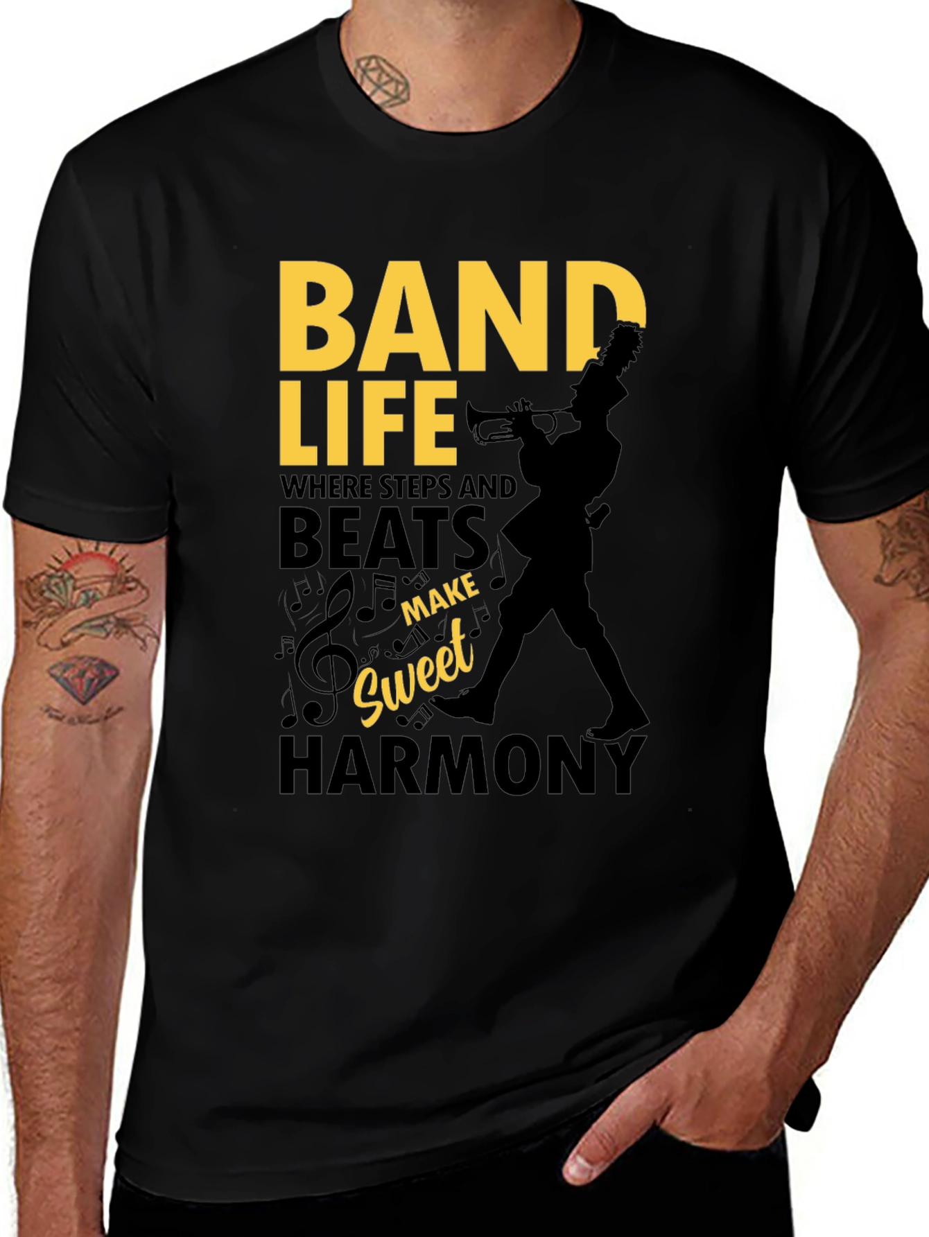 Band Life T-Shirt - Where Steps and Beats Make Sweet Harmony