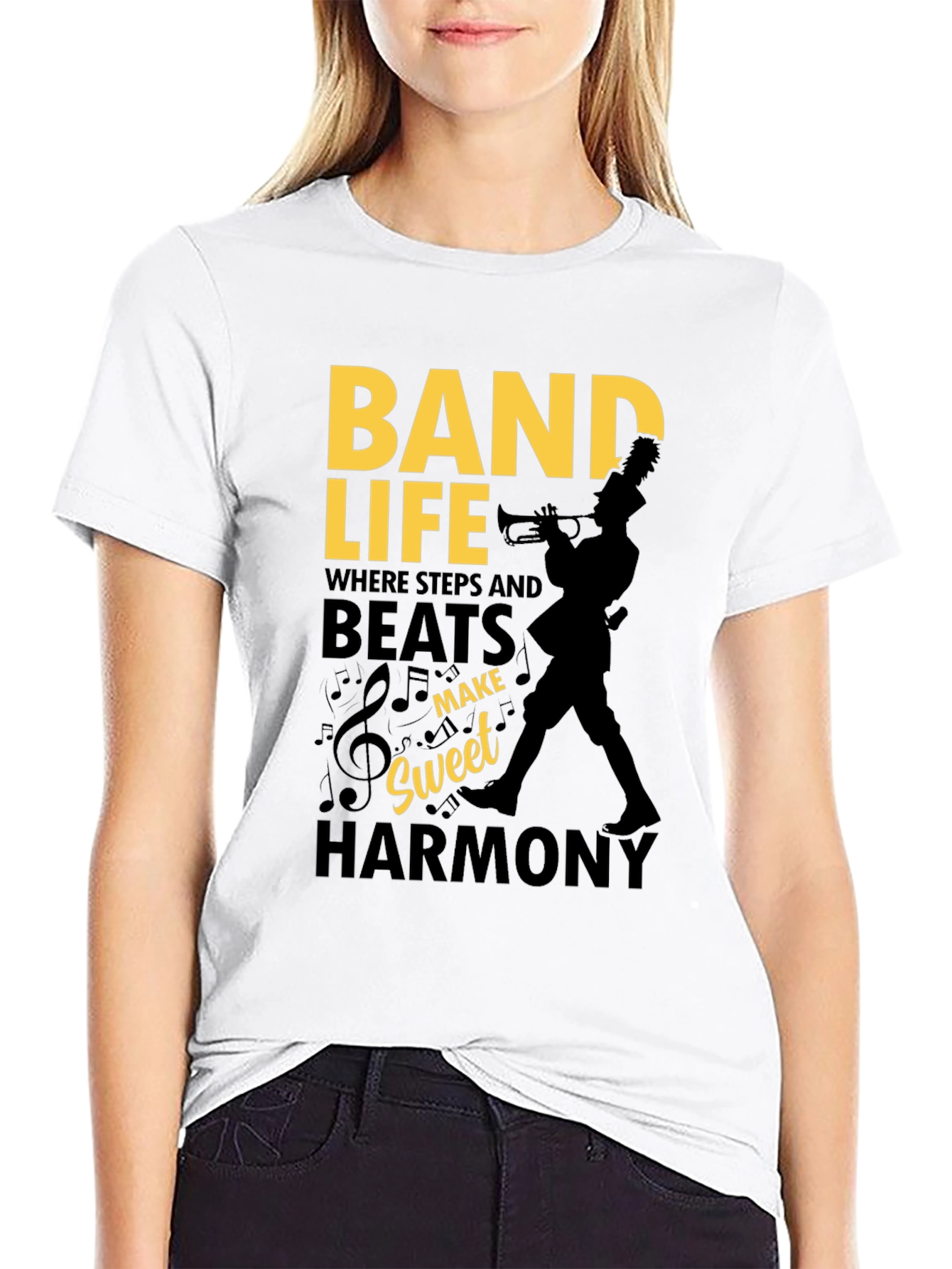 Band Life T-Shirt - Where Steps and Beats Make Sweet Harmony
