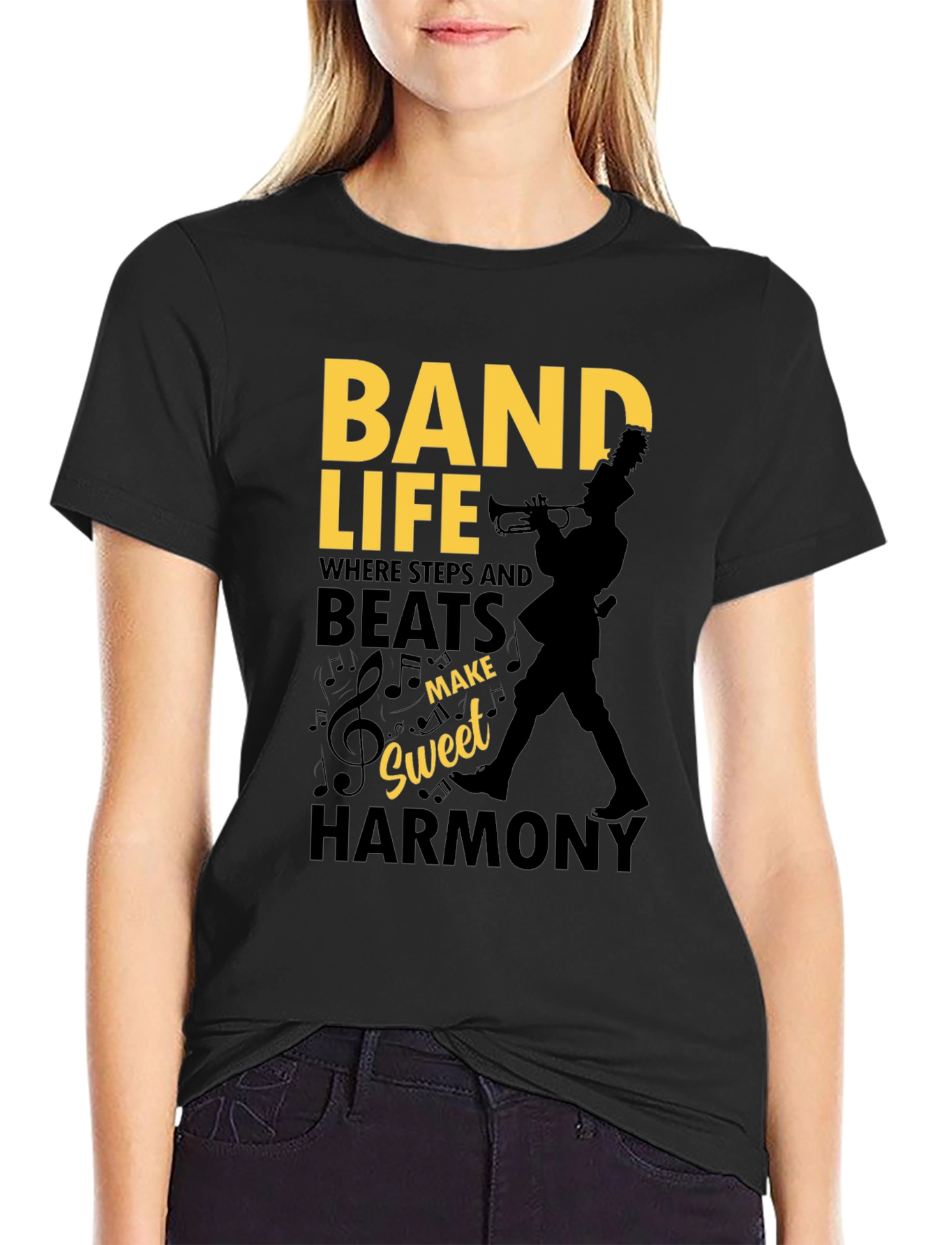 Band Life T-Shirt - Where Steps and Beats Make Sweet Harmony