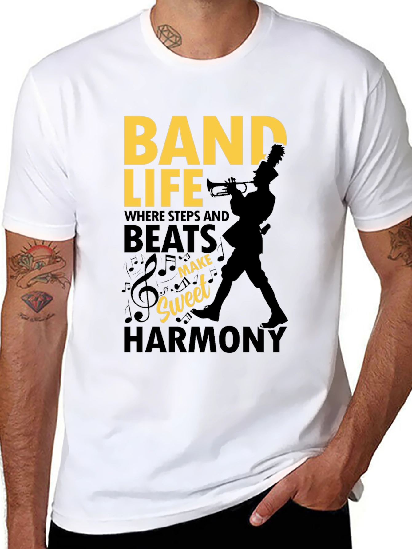 Band Life T-Shirt - Where Steps and Beats Make Sweet Harmony