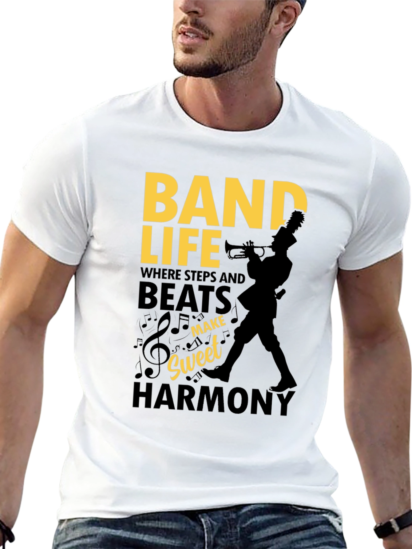 Band Life T-Shirt - Where Steps and Beats Make Sweet Harmony