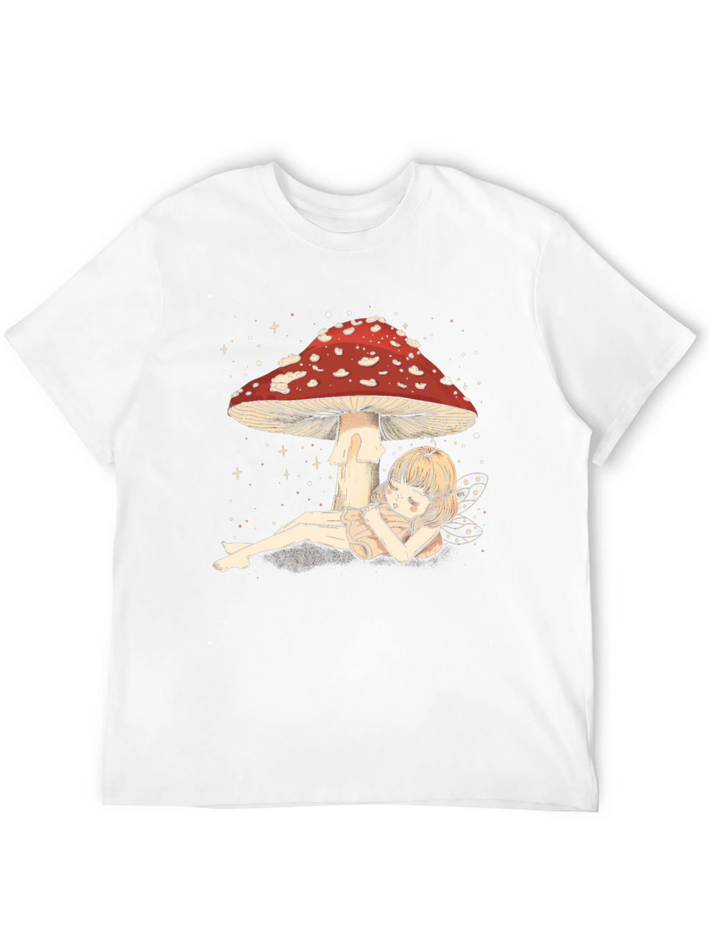 Whimsical Mushroom Fairy Graphic Tee