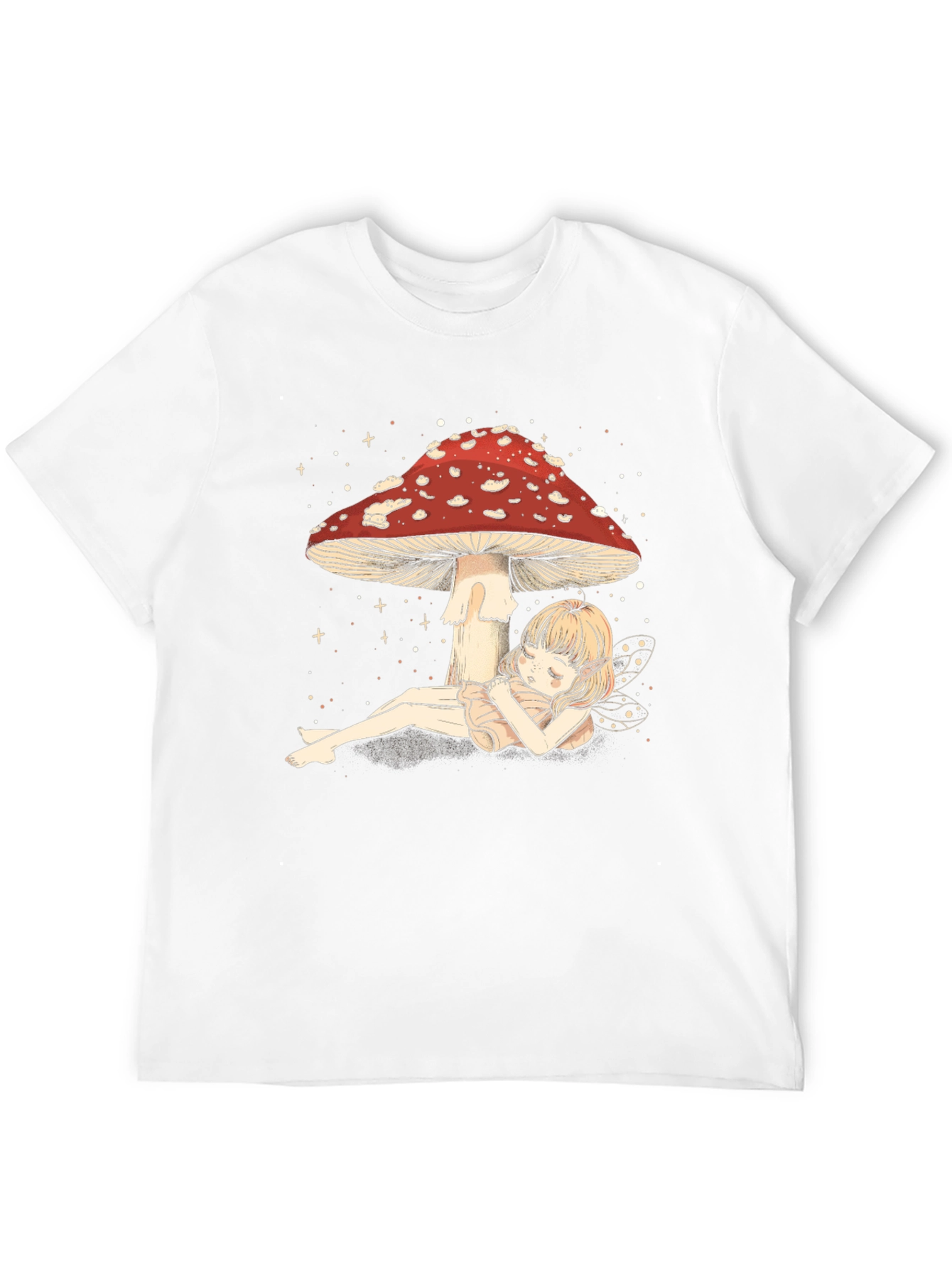 Whimsical Mushroom Fairy Graphic Tee