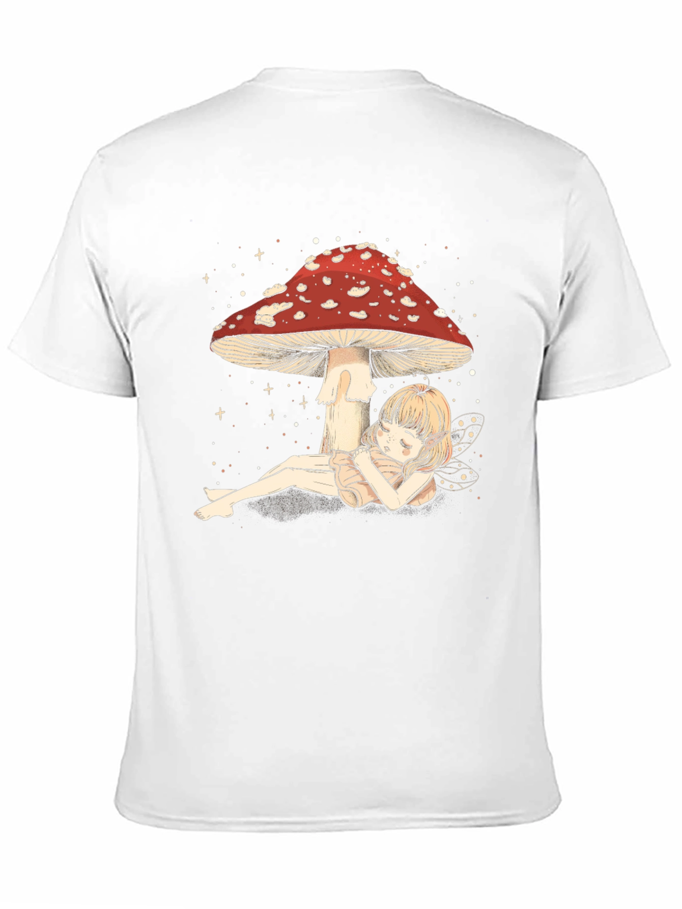Whimsical Mushroom Fairy Graphic Tee
