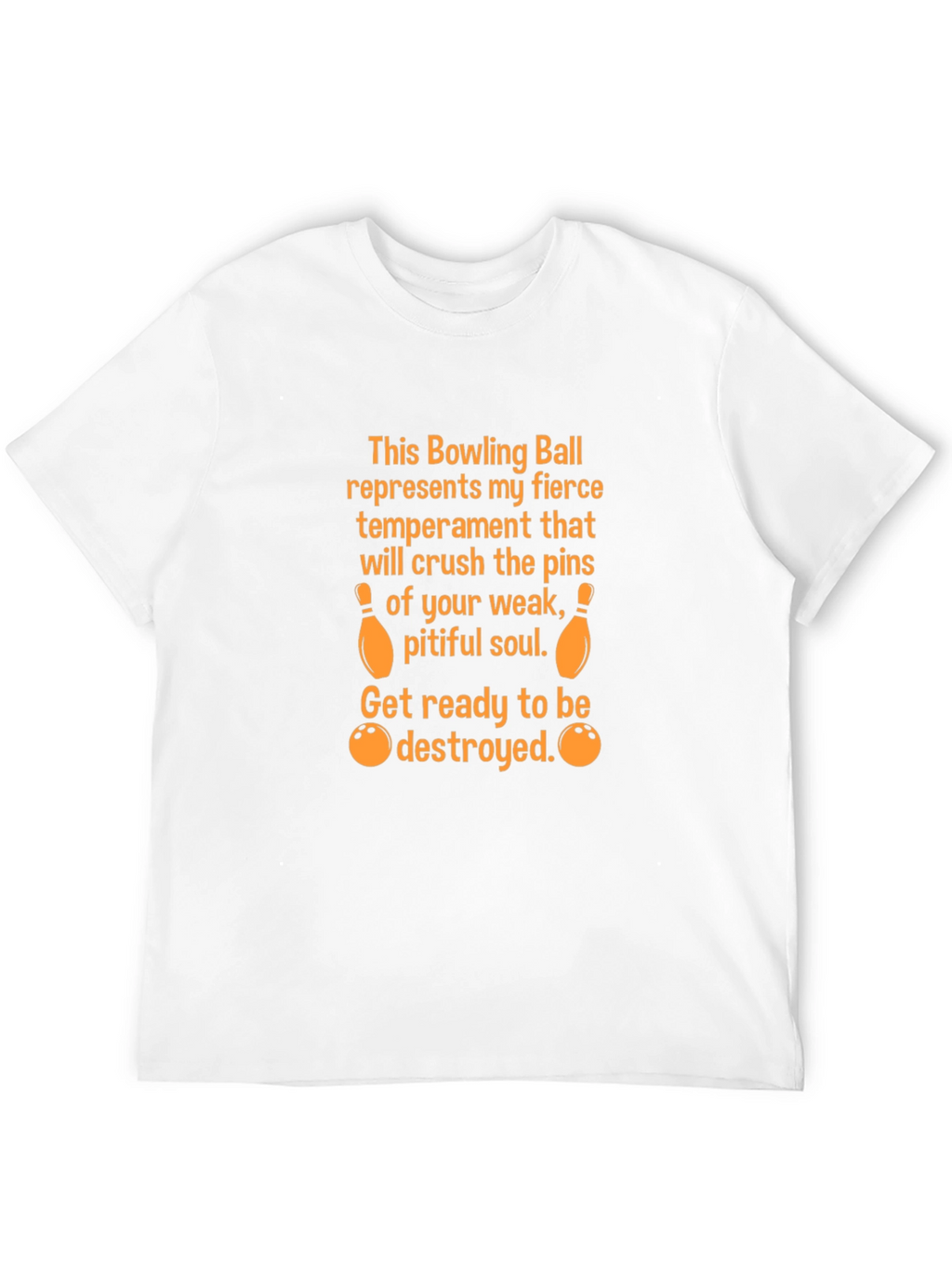Bowling Ball Temperament Graphic Tee