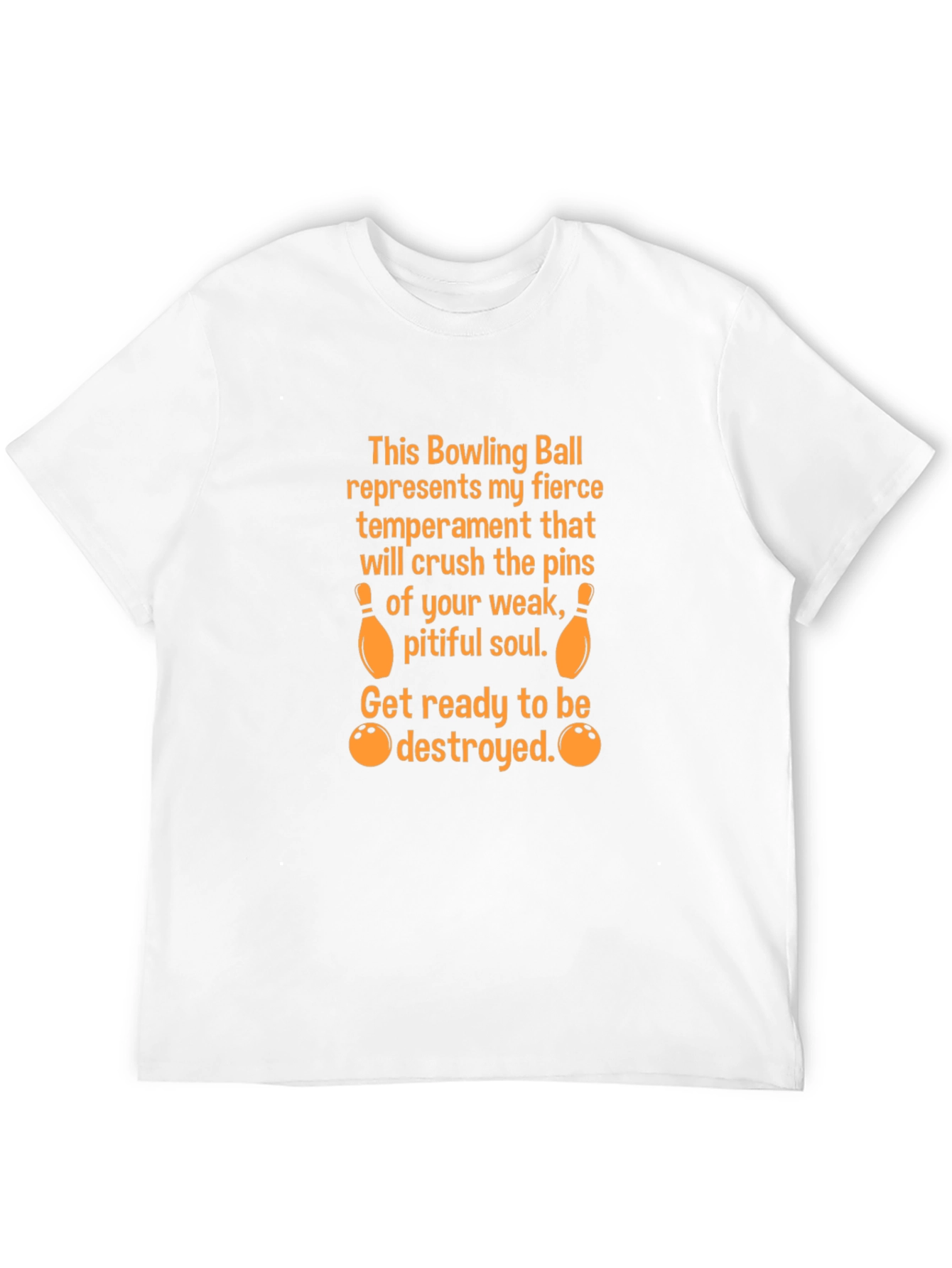 Bowling Ball Temperament Graphic Tee