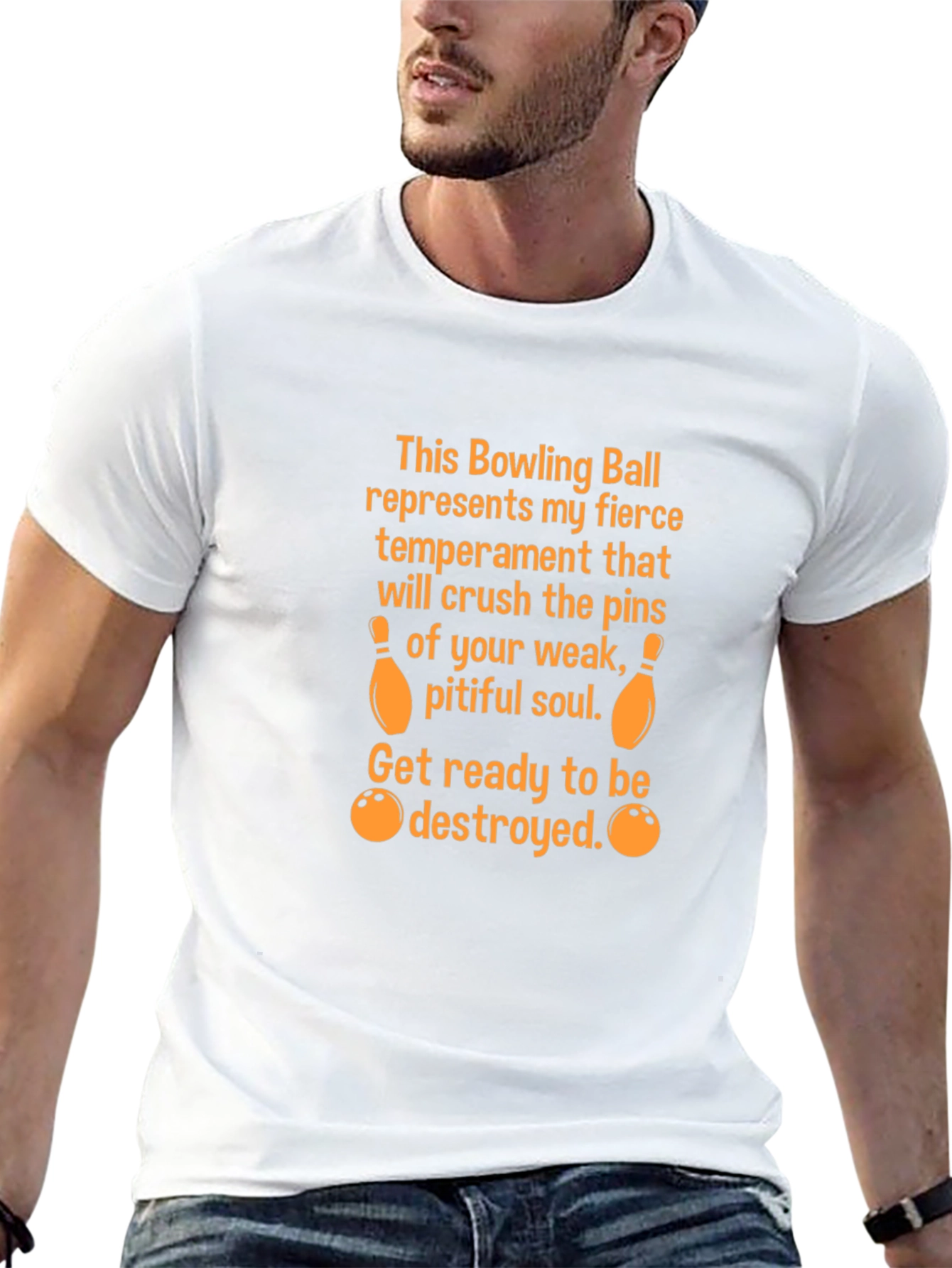 Bowling Ball Temperament Graphic Tee