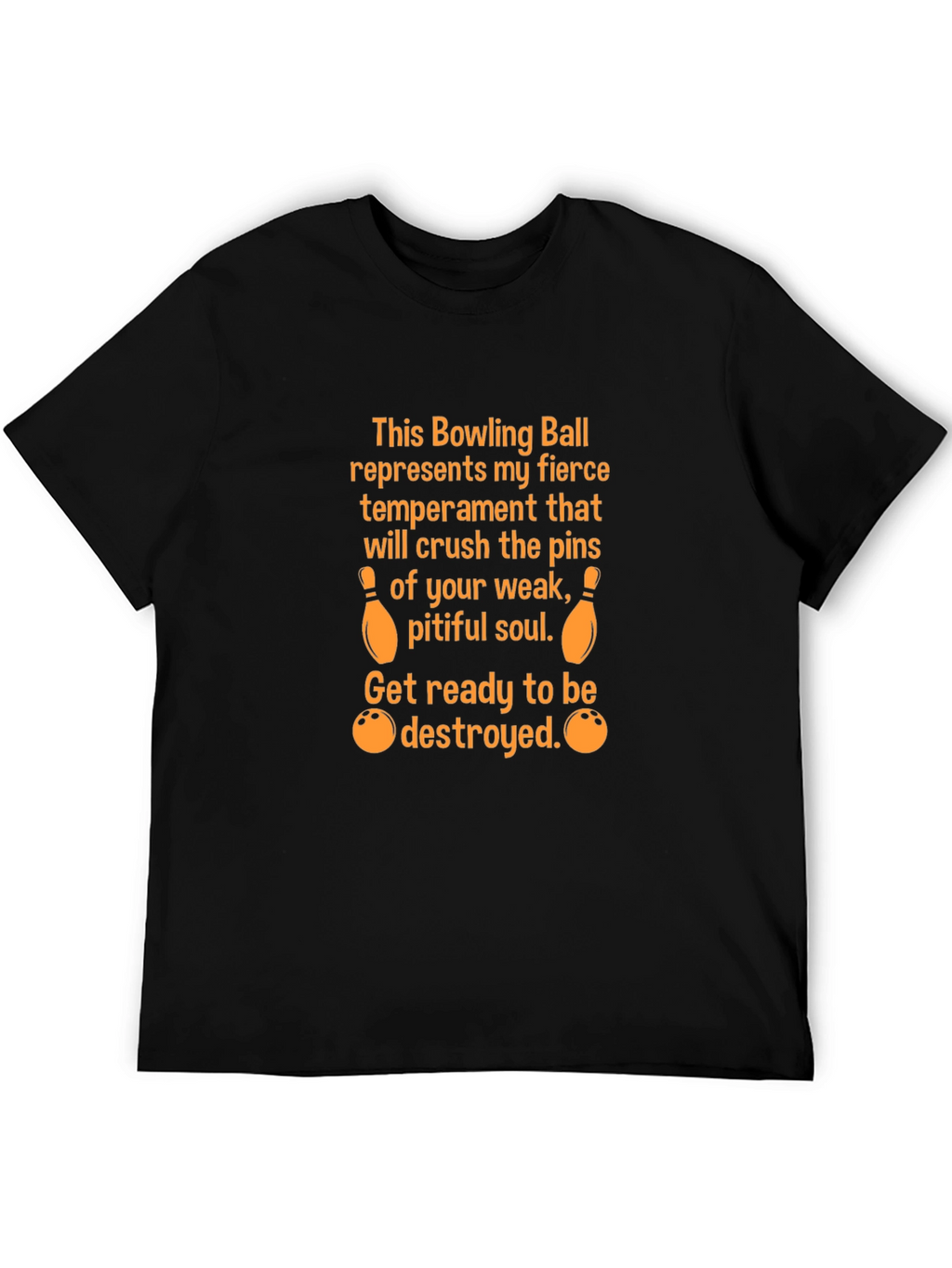 Bowling Ball Temperament Graphic Tee