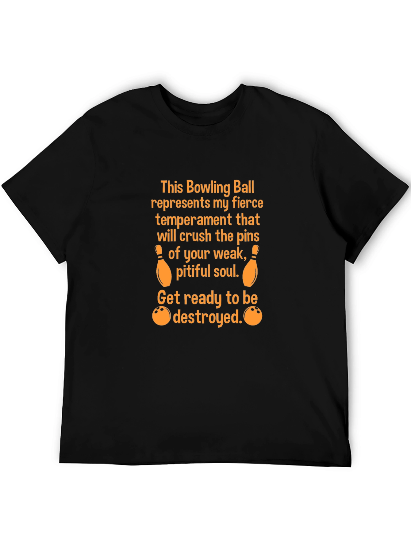 Bowling Ball Temperament Graphic Tee