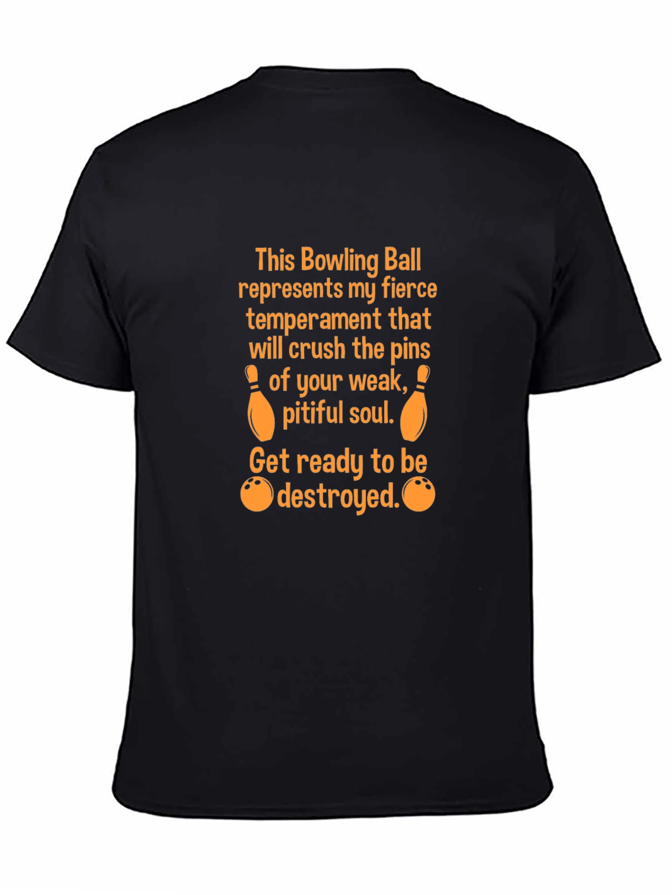 Bowling Ball Temperament Graphic Tee