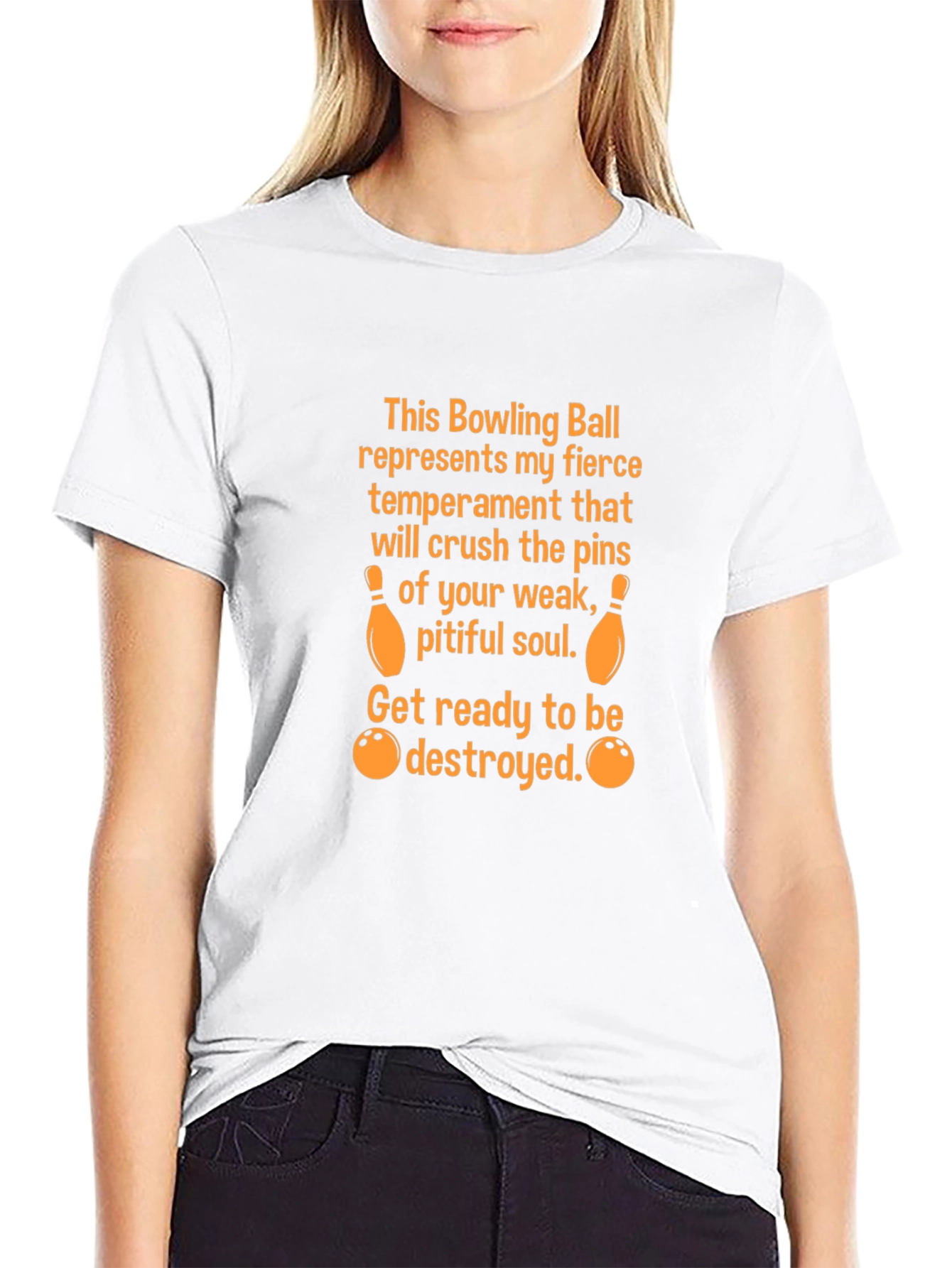 Bowling Ball Temperament Graphic Tee