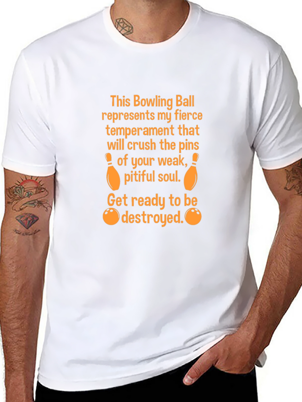 Bowling Ball Temperament Graphic Tee
