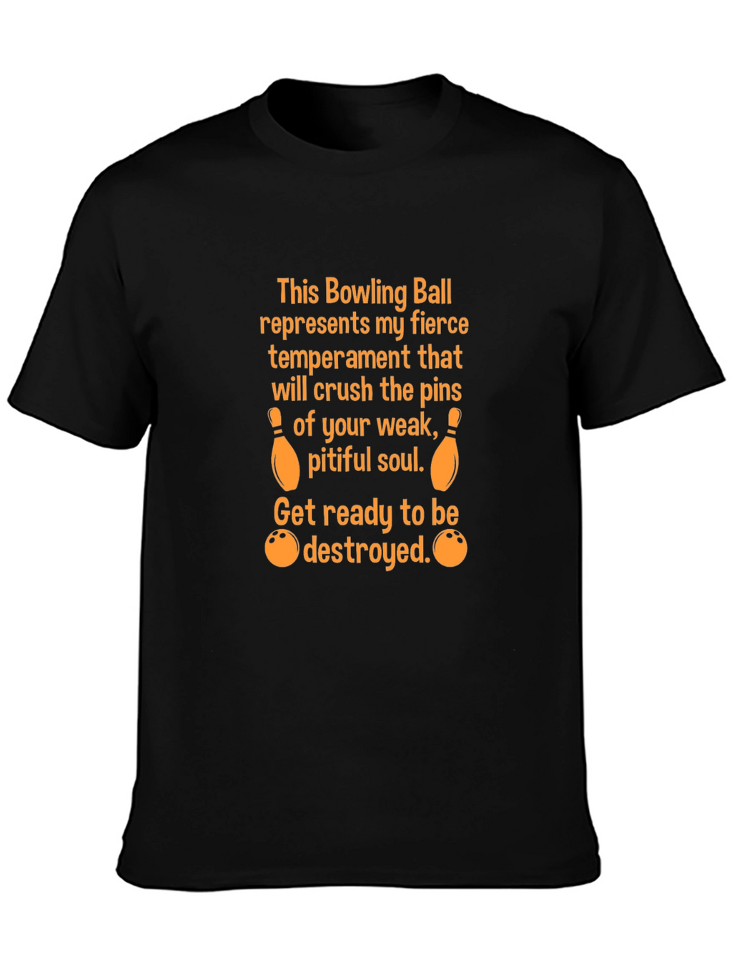 Bowling Ball Temperament Graphic Tee