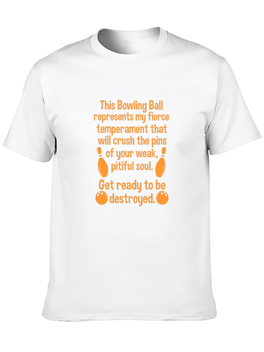 Bowling Ball Temperament Graphic Tee