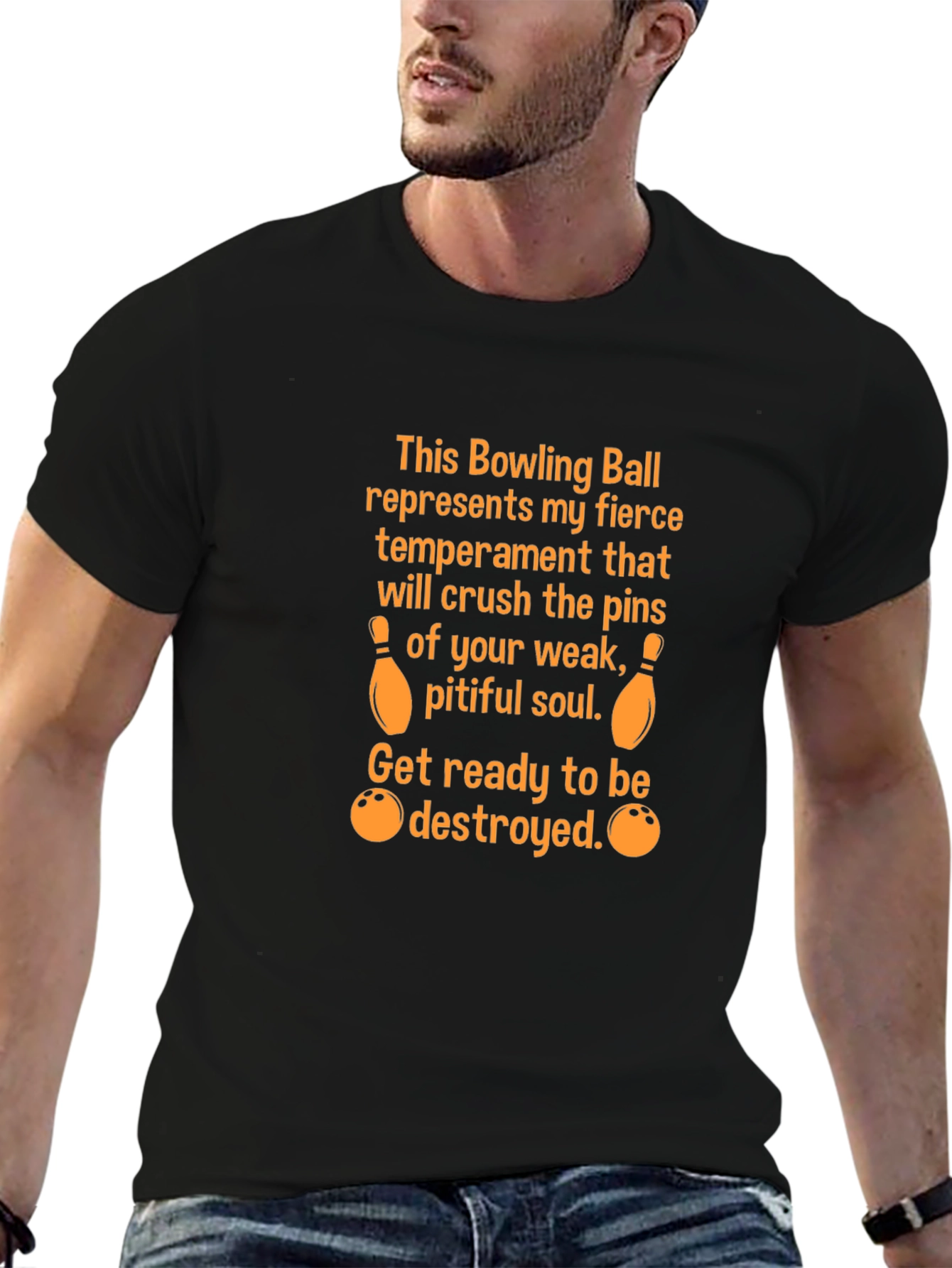 Bowling Ball Temperament Graphic Tee